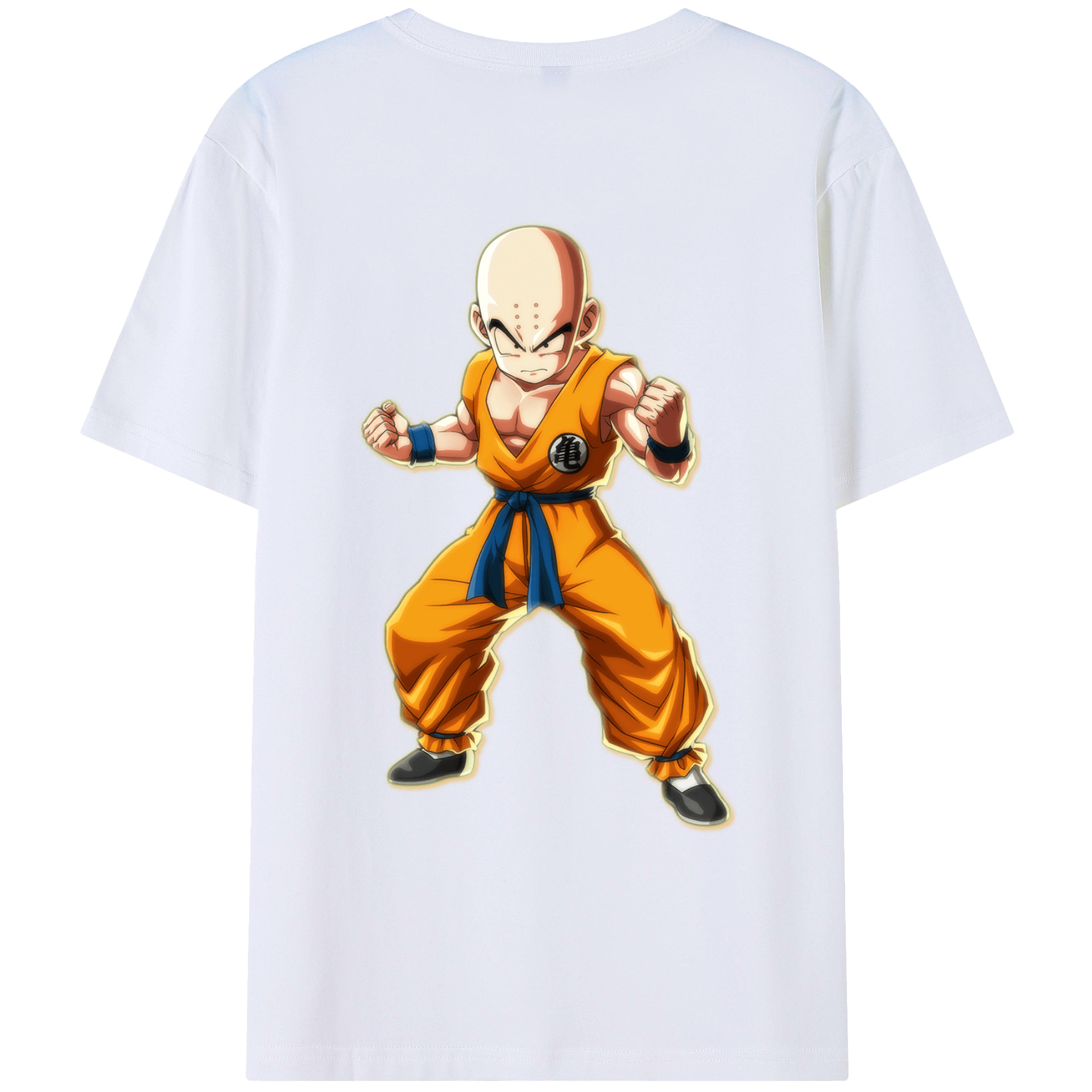（画像用） ドラゴンボール クリリン DRAGON BALL krillin レディース半袖Tシャツ(バックプリント)