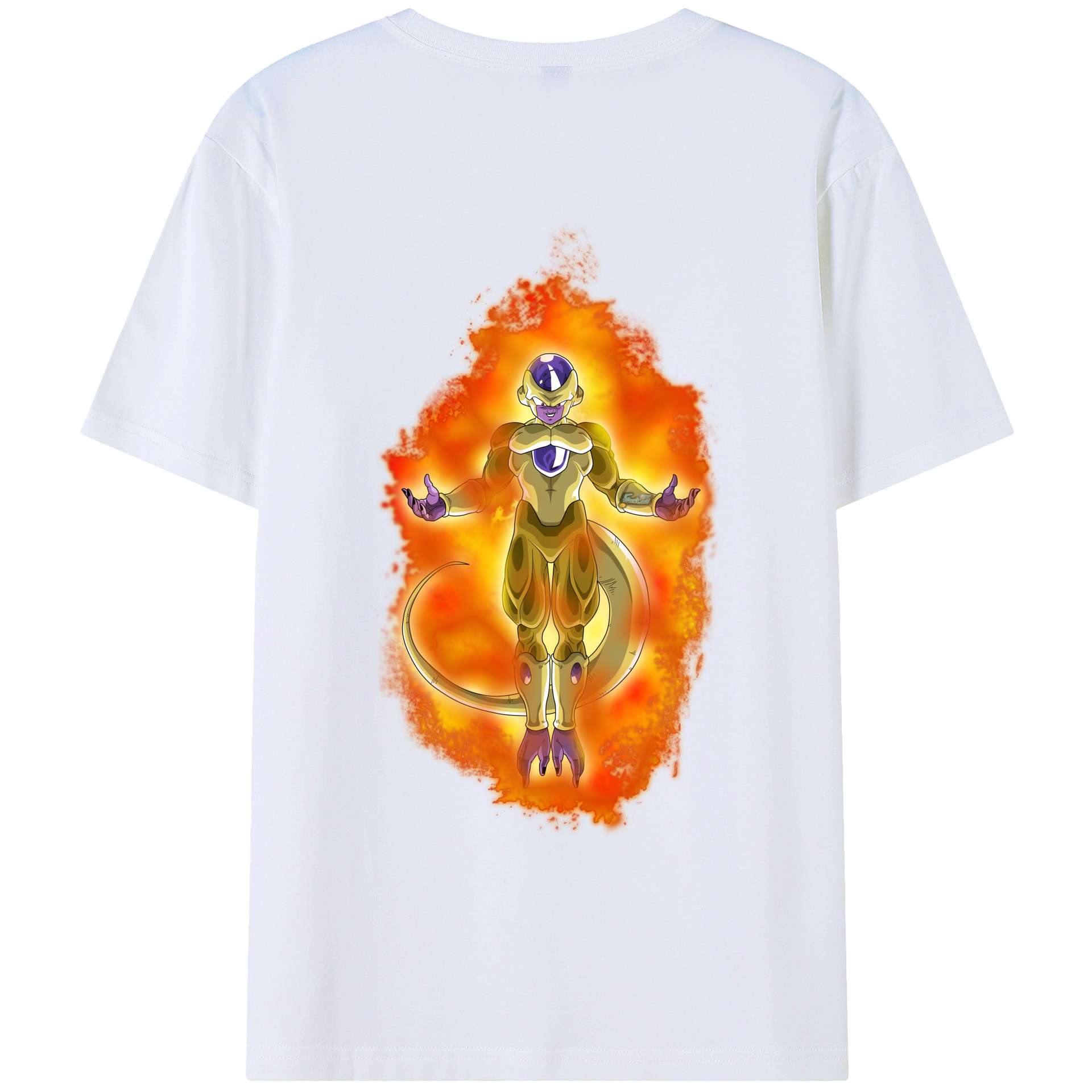 （画像用） ドラゴンボール フリーザ DRAGON BALL Frieza レディース半袖Tシャツ(バックプリント)