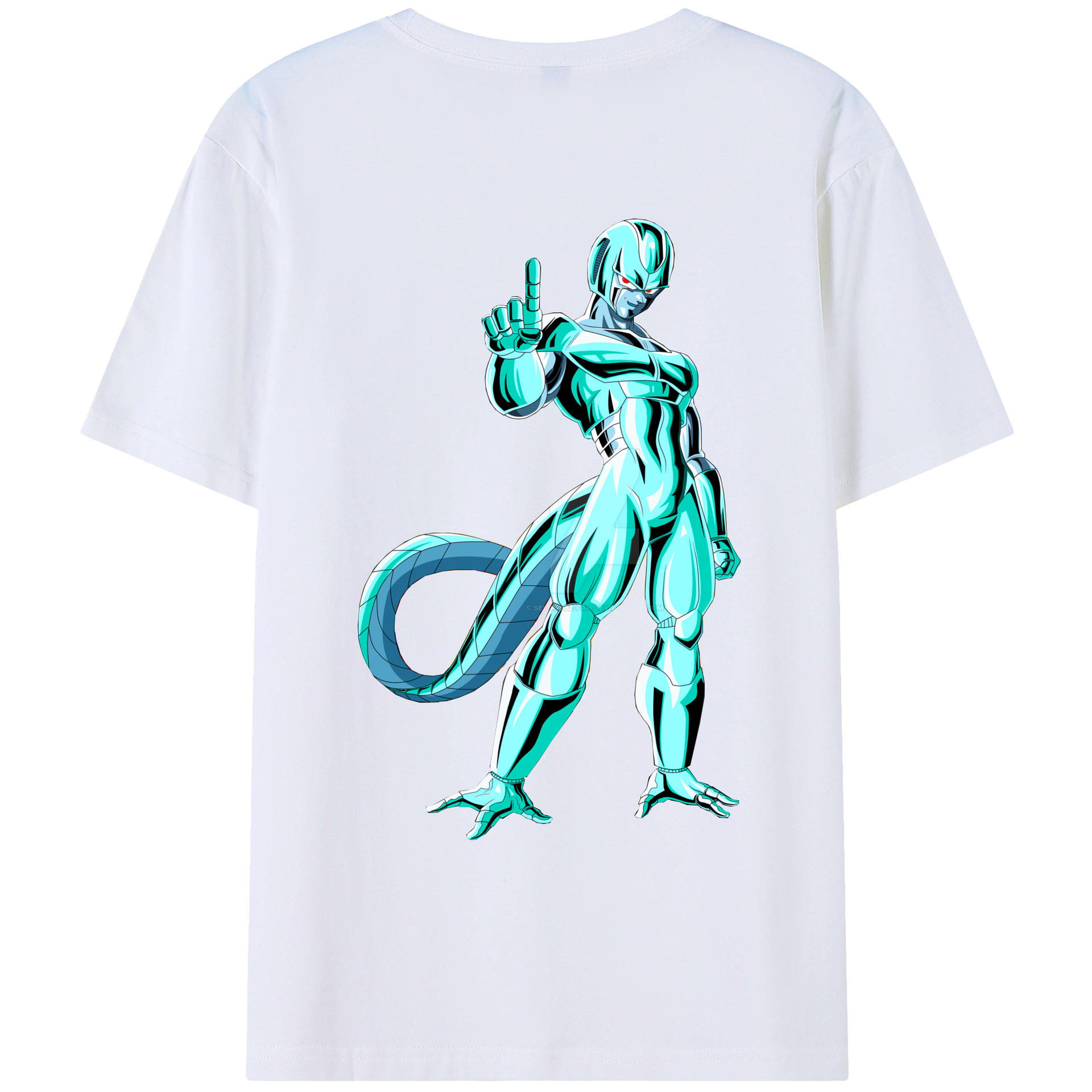（画像用） ドラゴンボール クウラ DRAGON BALL Cooler Coora レディース半袖Tシャツ(バックプリント)