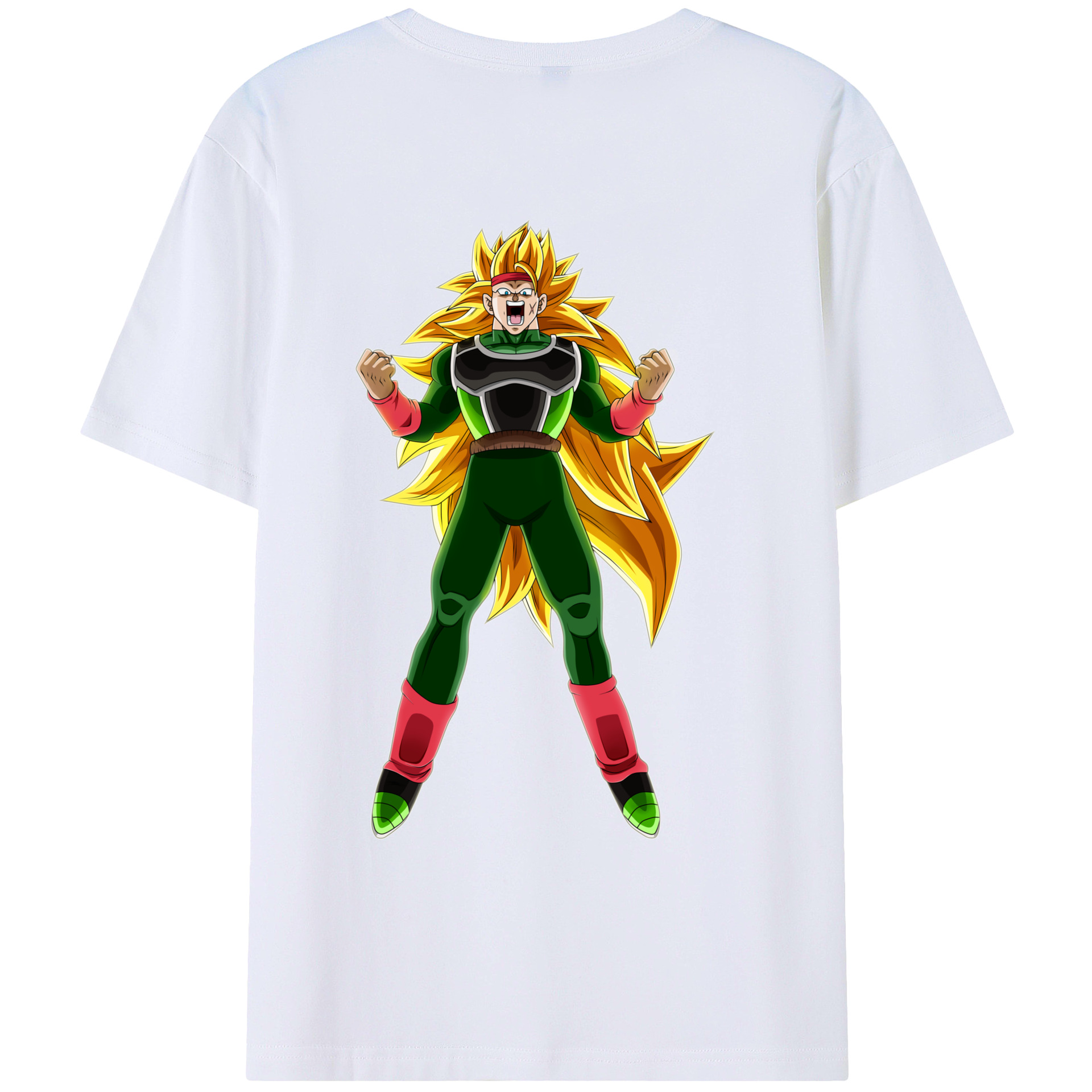 （画像用） ドラゴンボール ブロリー DRAGON BALL Broli レディース半袖Tシャツ(バックプリント)