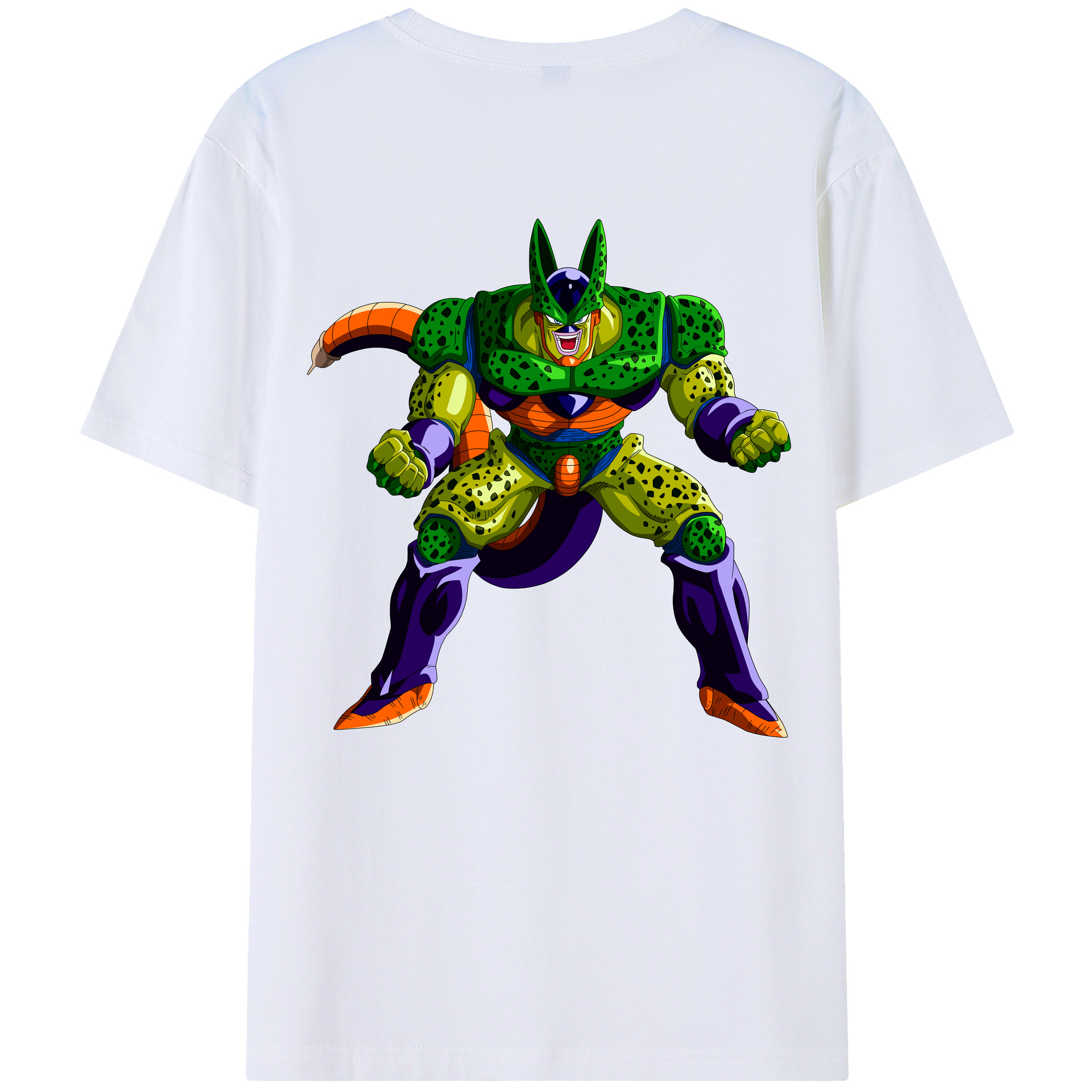 （画像用） ドラゴンボール セル DRAGON BALL Cell レディース半袖Tシャツ(バックプリント)