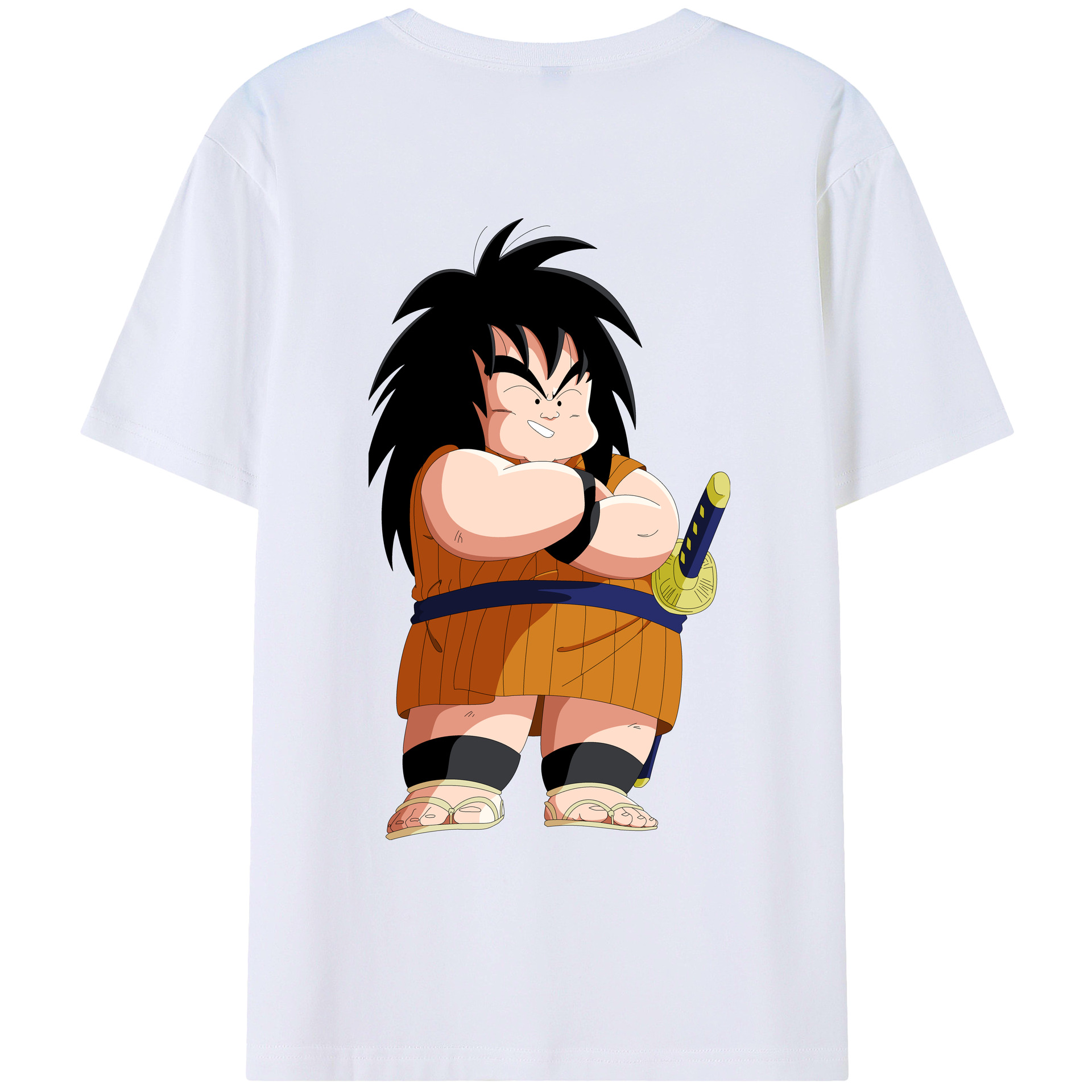 （画像用） ドラゴンボール やじろべえ DRAGON BALL Yajirobe レディース半袖Tシャツ(バックプリント)