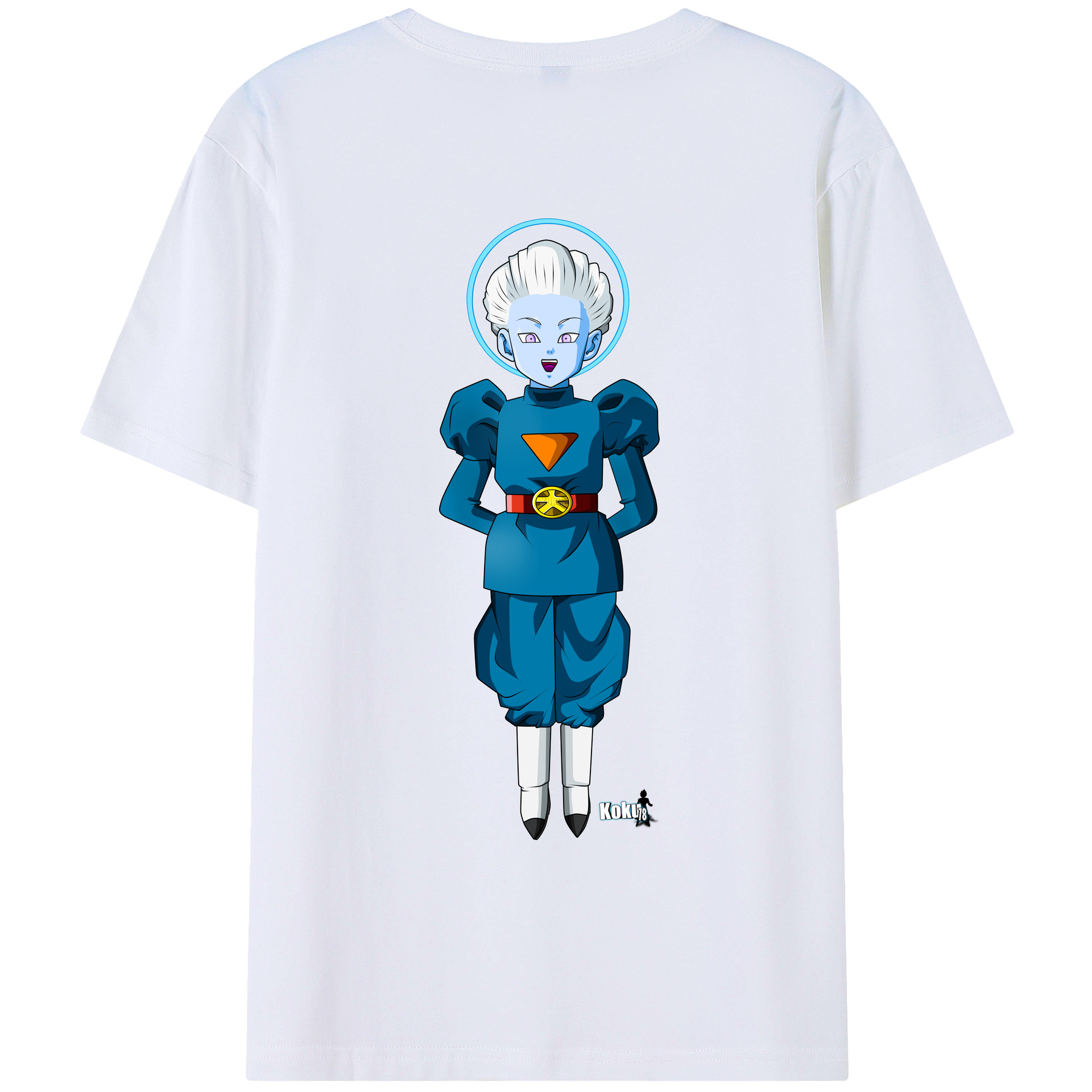 （画像用） ドラゴンボール DRAGON BALL レディース半袖Tシャツ(バックプリント)