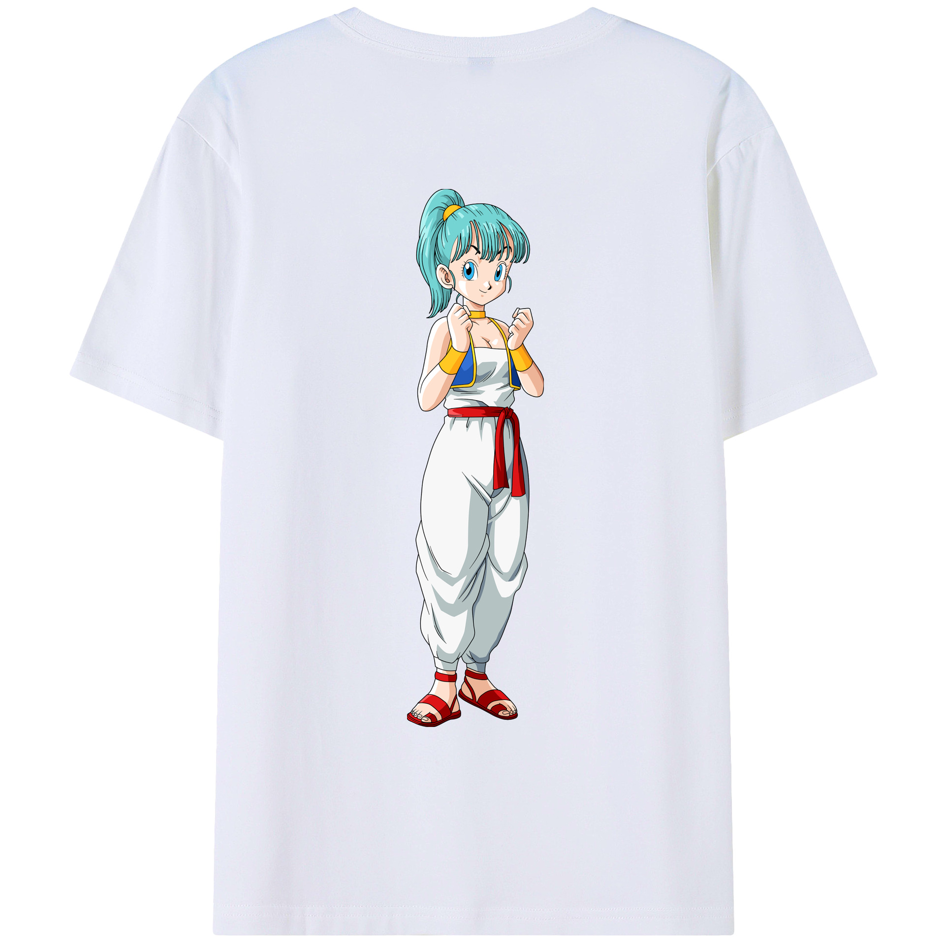 （画像用） ドラゴンボール DRAGON BALL レディース半袖Tシャツ(バックプリント)
