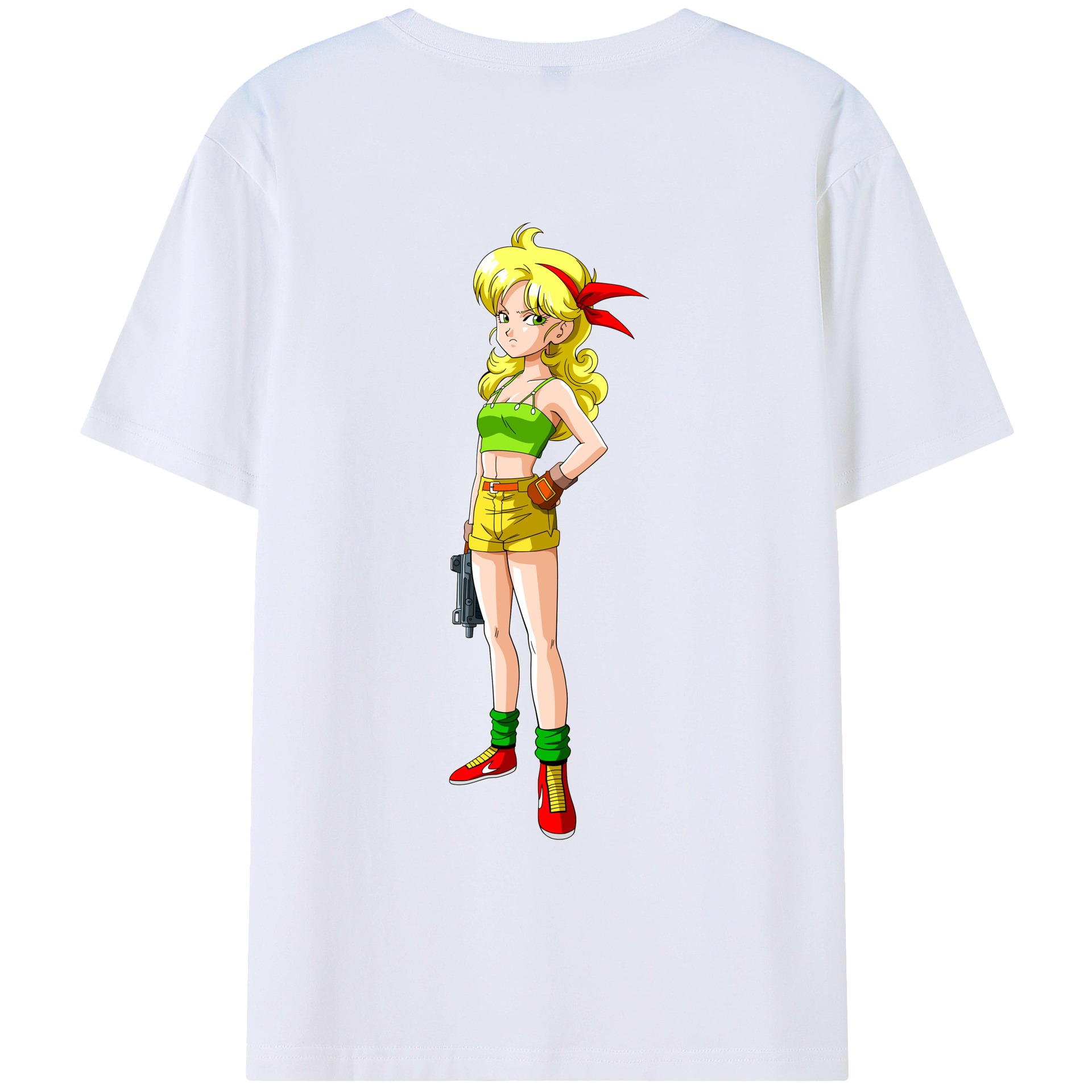 （画像用） ドラゴンボール DRAGON BALL レディース半袖Tシャツ(バックプリント)