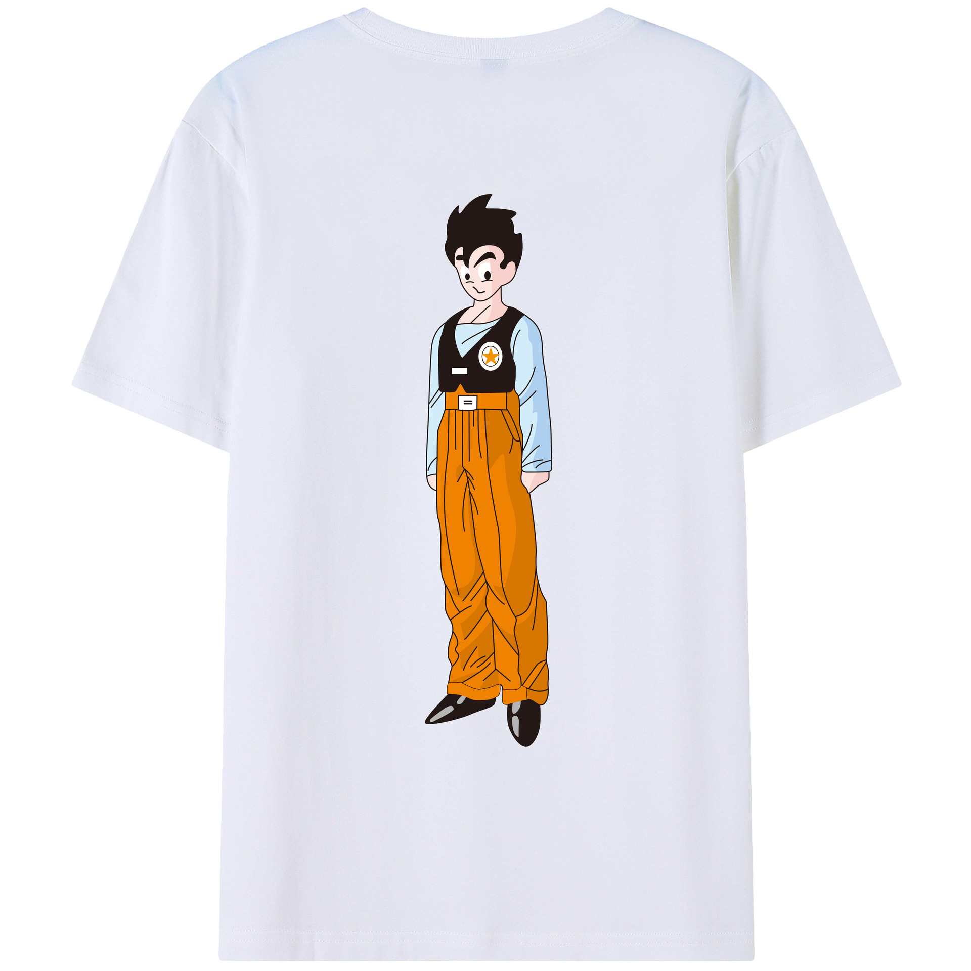（画像用） ドラゴンボール DRAGON BALL レディース半袖Tシャツ(バックプリント)