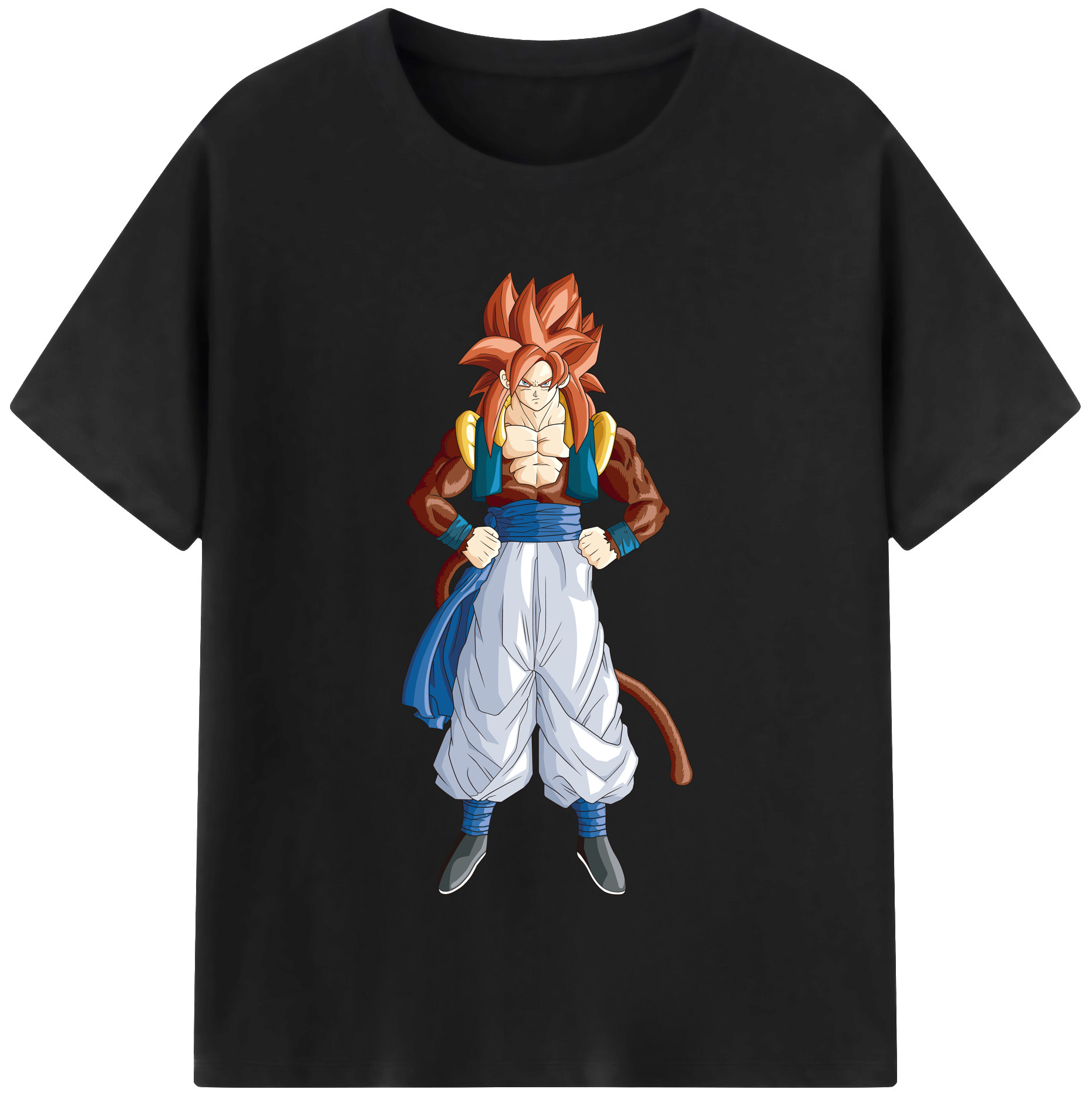 （画像用） ドラゴンボール 孫悟空（そん ごくう）Son Goku カカロット DRAGON BALL Kakarotto レディースカジュアルプリントTシャツ（綿100％）