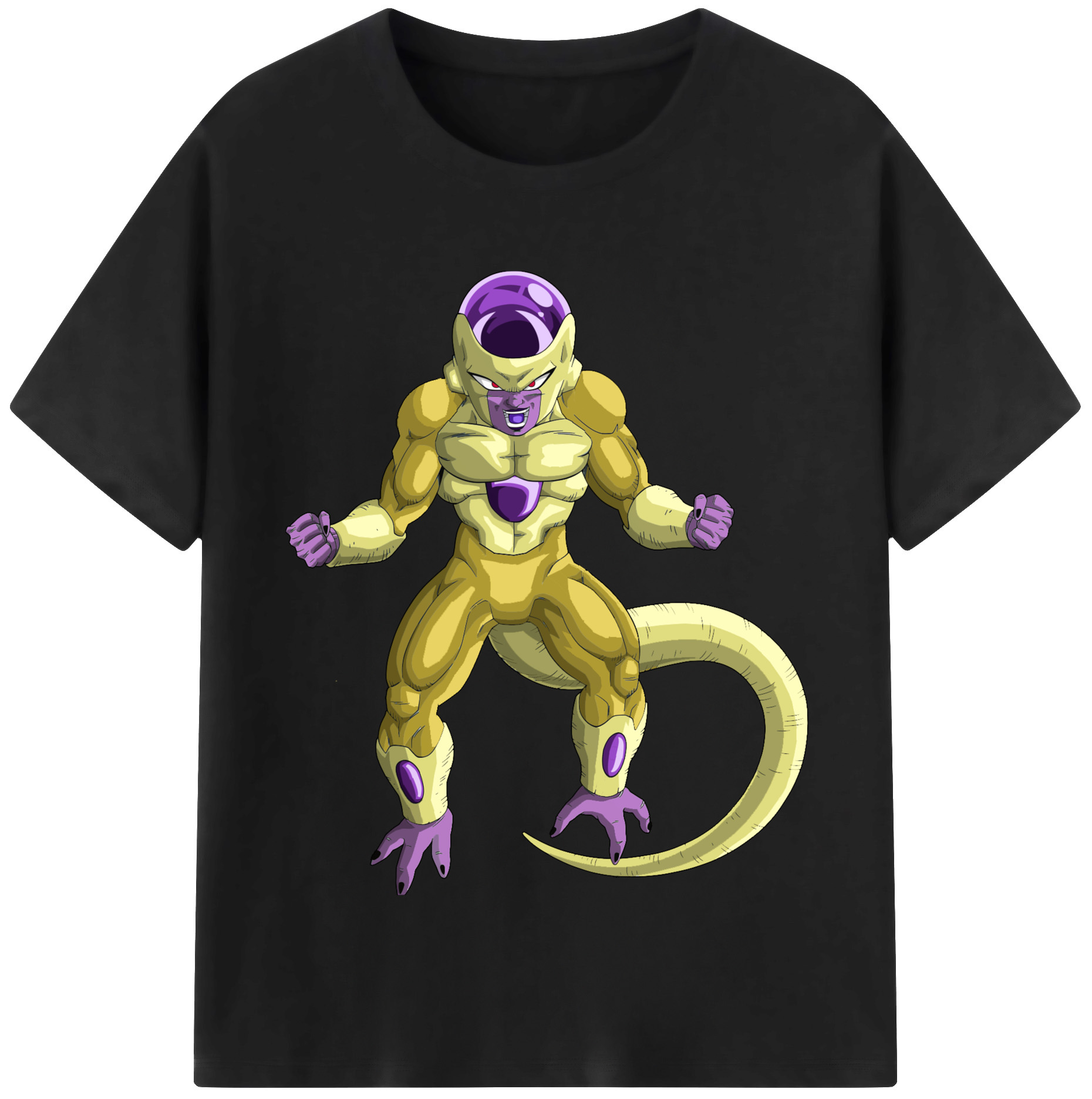 （画像用） ドラゴンボール フリーザ DRAGON BALL Frieza レディースカジュアルプリントTシャツ（綿100％）