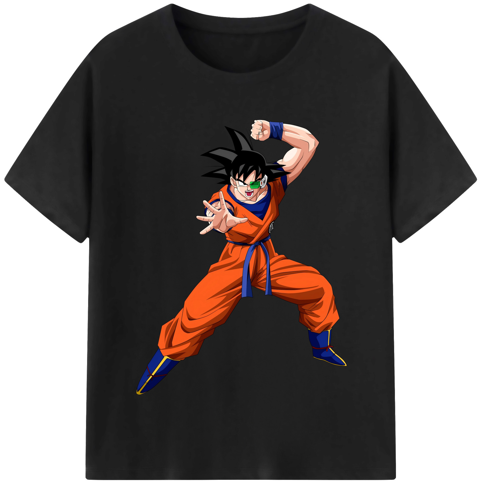 （画像用） ドラゴンボール 孫悟空（そん ごくう）Son Goku カカロット DRAGON BALL Kakarotto レディースカジュアルプリントTシャツ（綿100％）