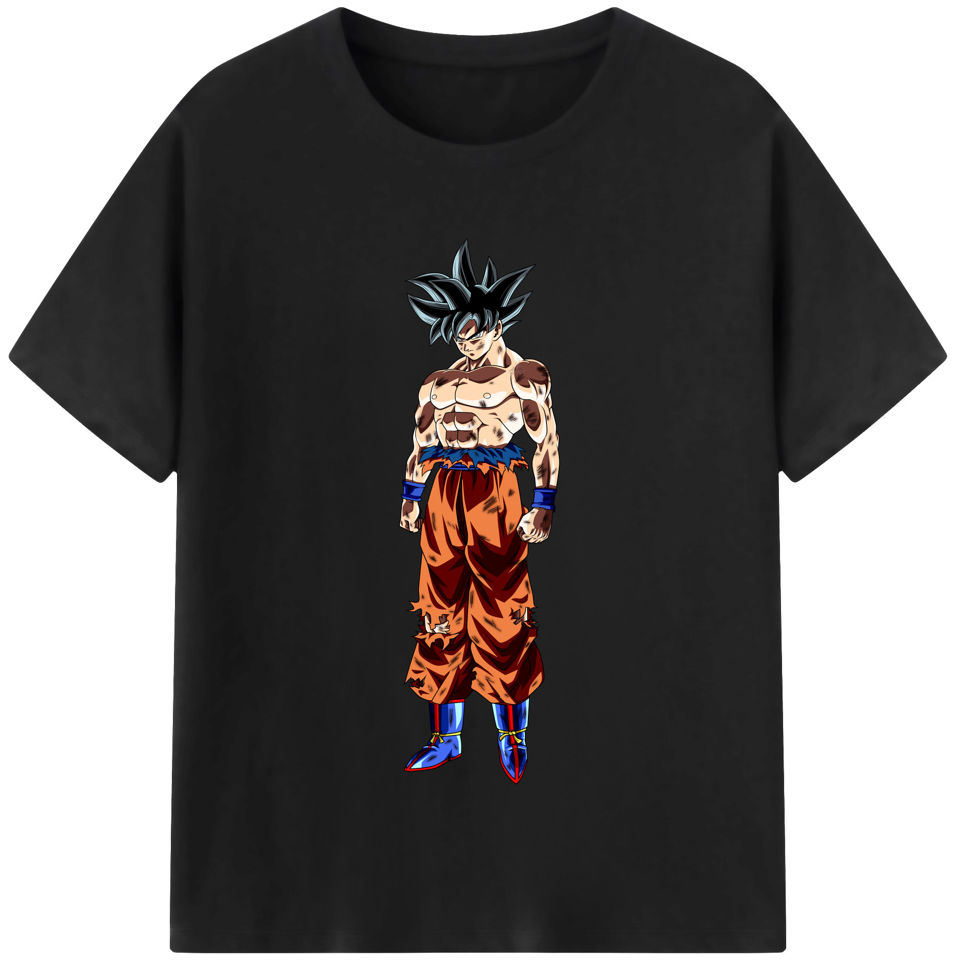 （画像用） ドラゴンボール 孫悟空（そん ごくう）Son Goku カカロット DRAGON BALL Kakarotto レディースカジュアルプリントTシャツ（綿100％）
