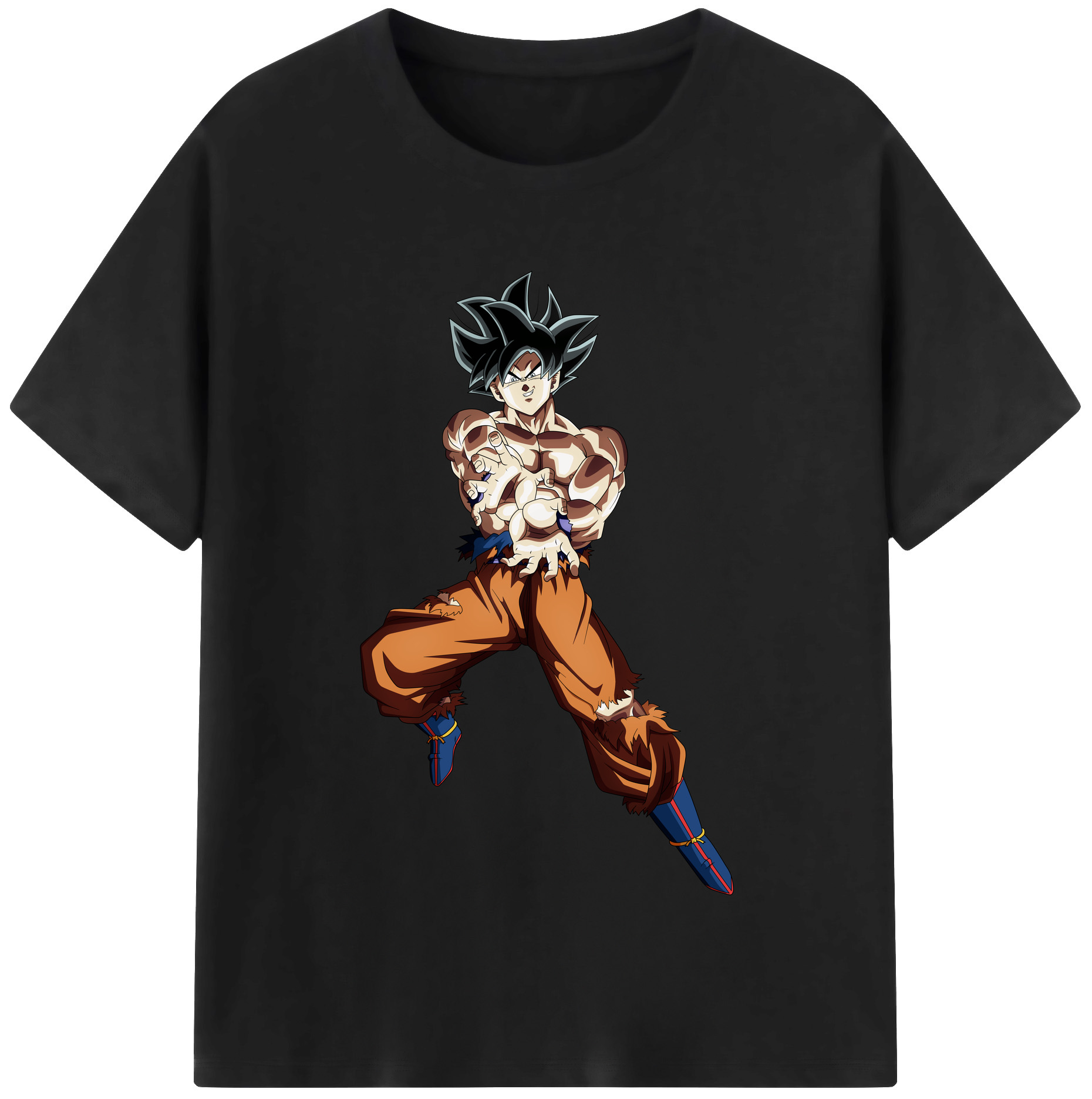（画像用） ドラゴンボール 孫悟空（そん ごくう）Son Goku カカロット DRAGON BALL Kakarotto レディースカジュアルプリントTシャツ（綿100％）