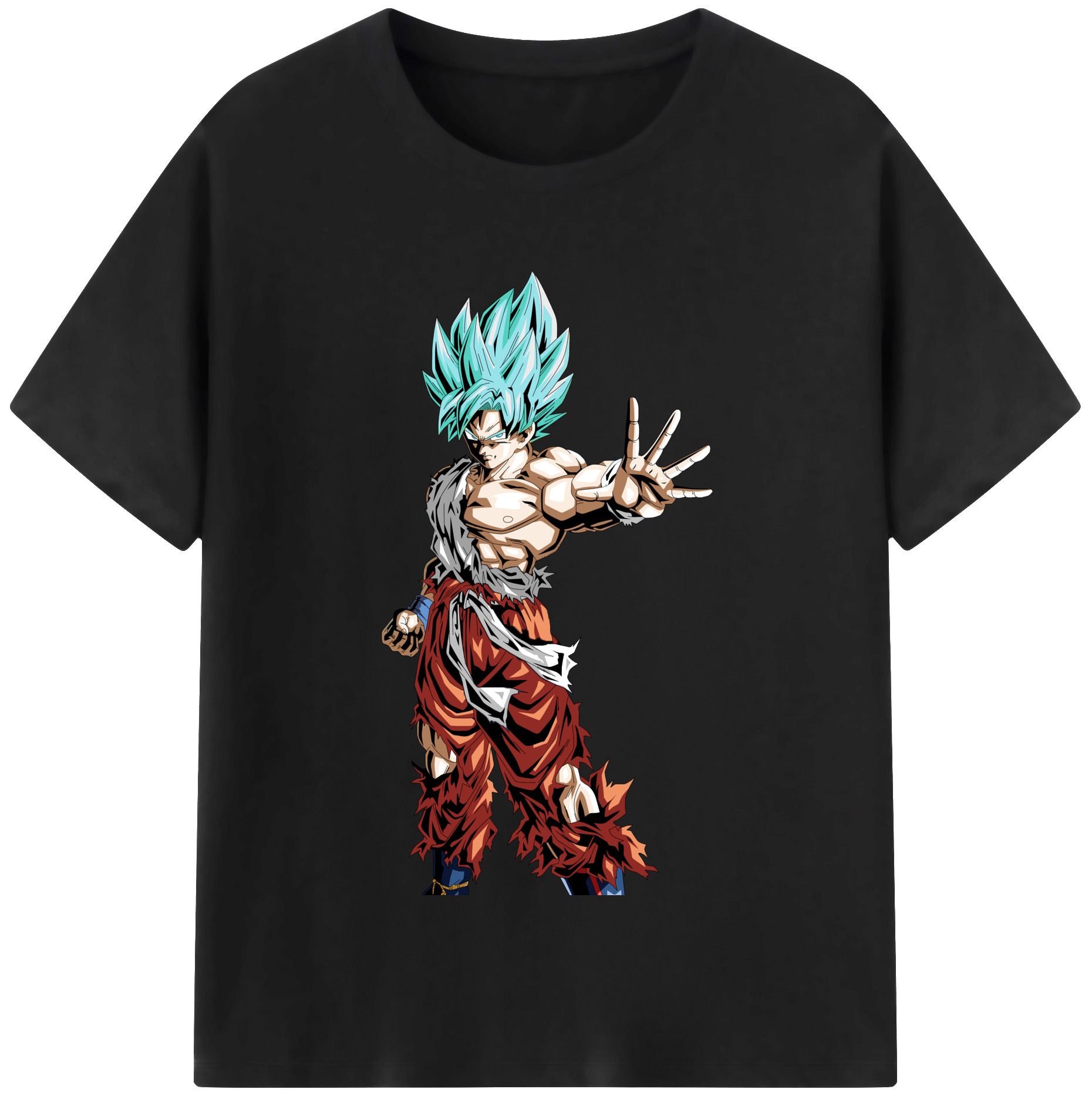 （画像用） ドラゴンボール 孫悟空（そん ごくう）Son Goku カカロット DRAGON BALL Kakarotto レディースカジュアルプリントTシャツ（綿100％）