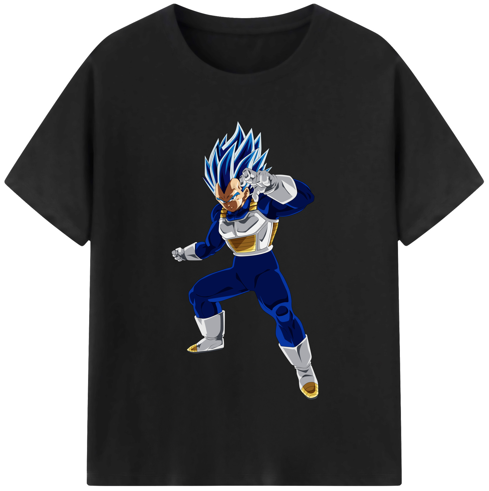 （画像用） ドラゴンボール ベジータ四世（Bejīta Yonsei）DRAGON BALL Vegeta IV レディースカジュアルプリントTシャツ（綿100％）