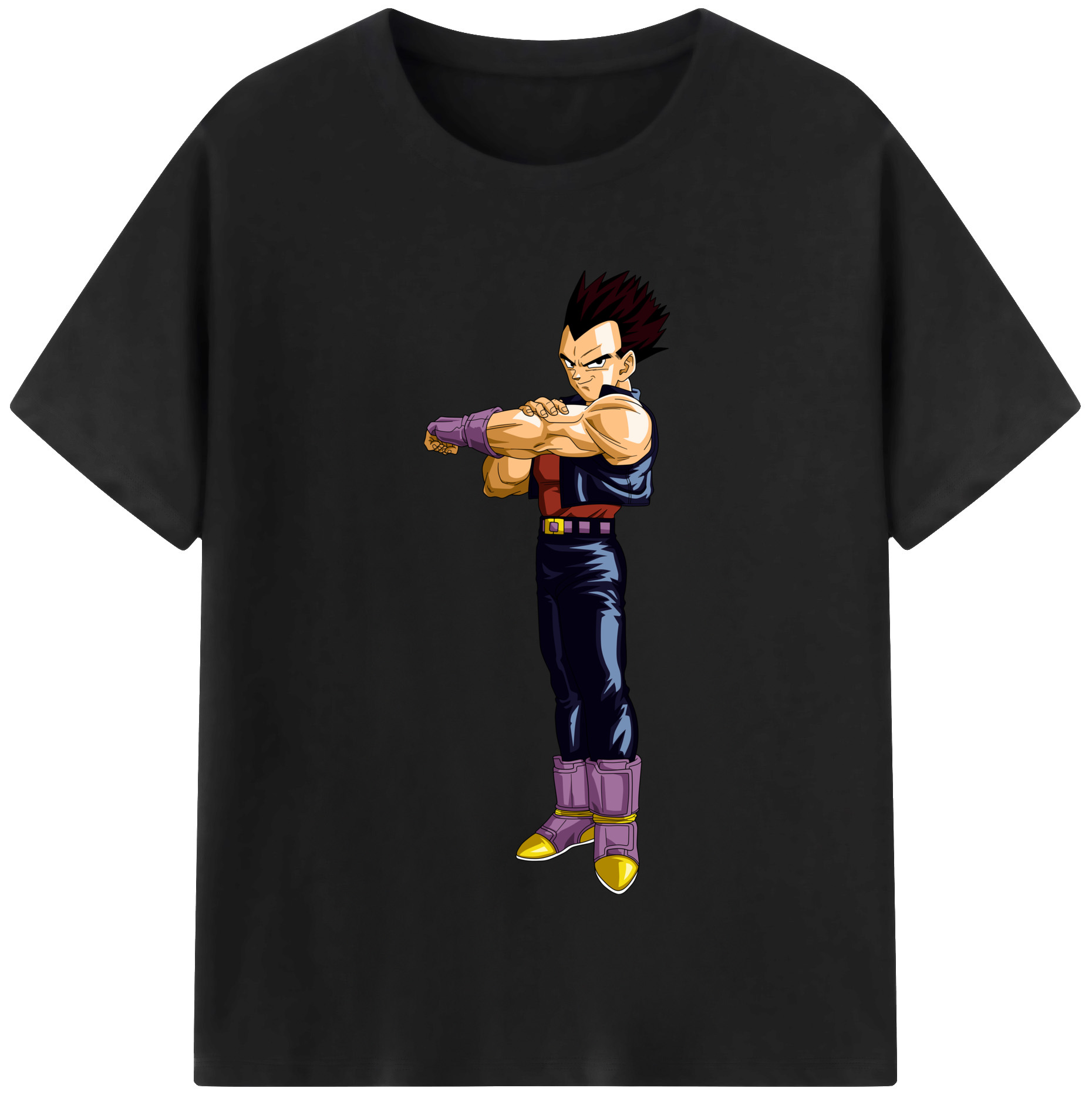 （画像用） ドラゴンボール ベジータ四世（Bejīta Yonsei）DRAGON BALL Vegeta IV レディースカジュアルプリントTシャツ（綿100％）