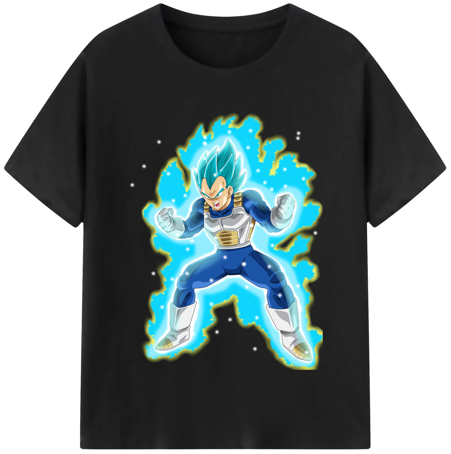 （画像用） ドラゴンボール ベジータ四世（Bejīta Yonsei）DRAGON BALL Vegeta IV レディースカジュアルプリントTシャツ（綿100％）