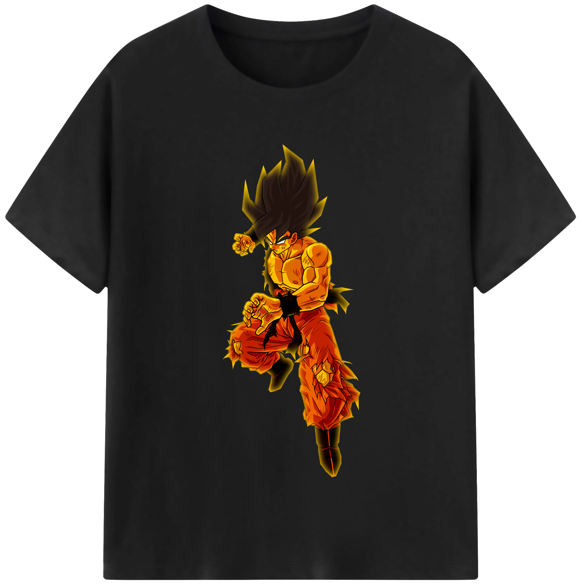 （画像用） ドラゴンボール 孫 悟飯（そんごはん）DRAGON BALL Son Gohan レディースカジュアルプリントTシャツ（綿100％）