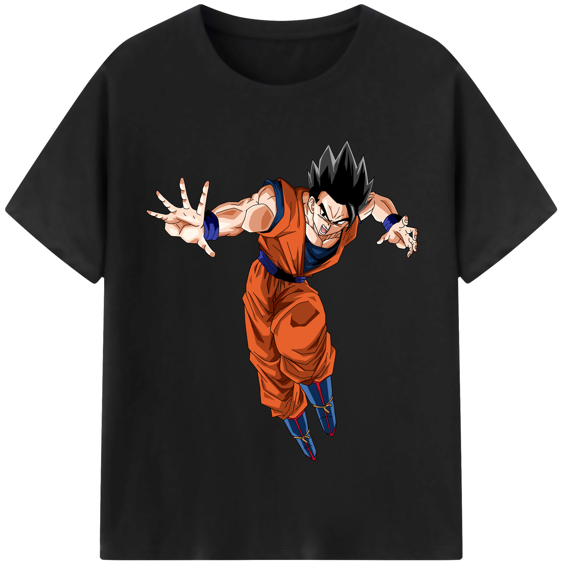 （画像用） ドラゴンボール 孫 悟飯（そんごはん）DRAGON BALL Son Gohan レディースカジュアルプリントTシャツ（綿100％）