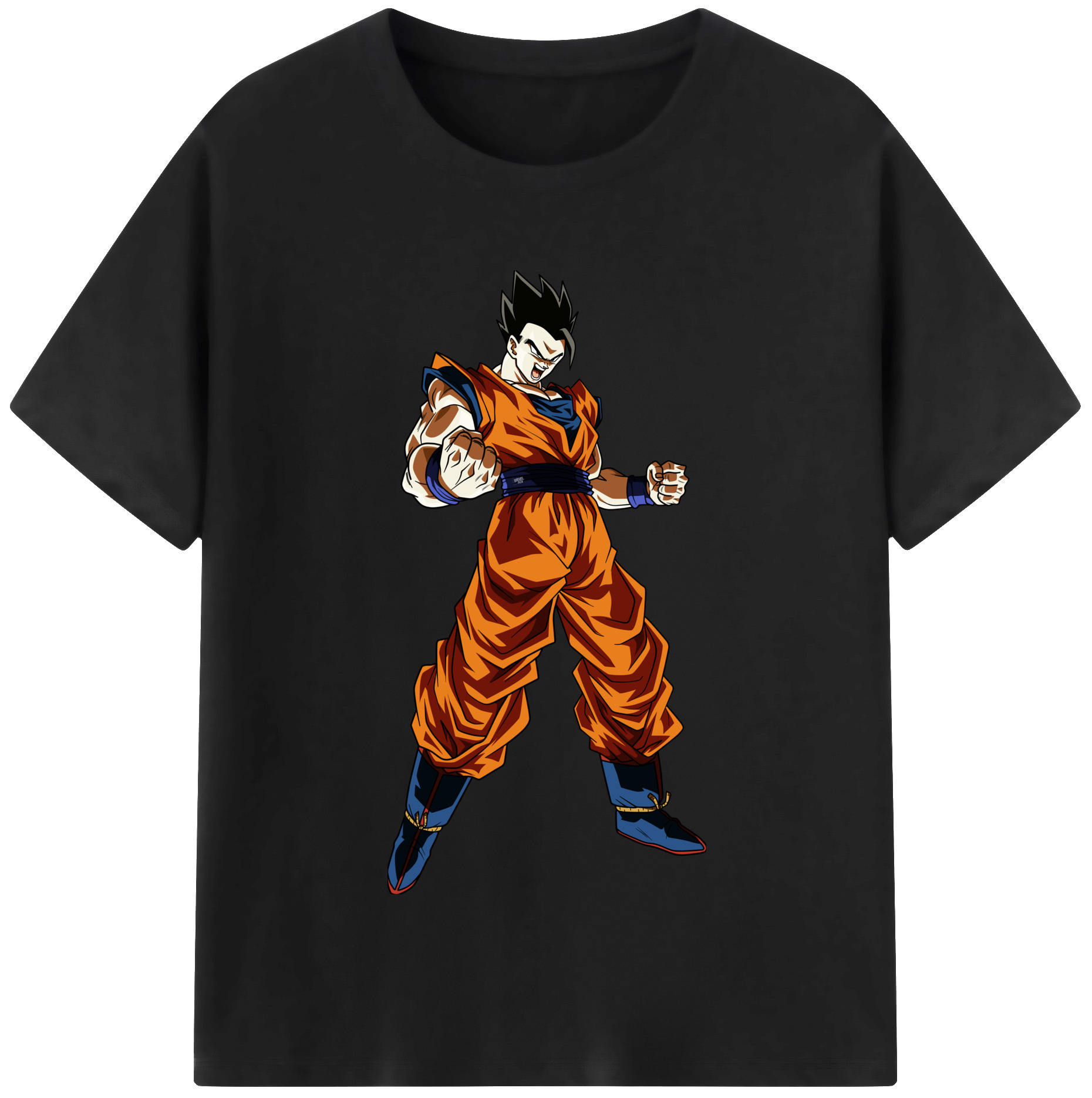 （画像用） ドラゴンボール 孫 悟飯（そんごはん）DRAGON BALL Son Gohan レディースカジュアルプリントTシャツ（綿100％）