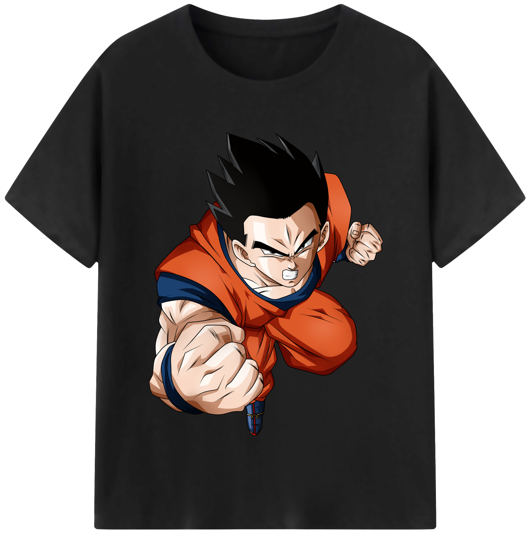（画像用） ドラゴンボール 孫 悟飯（そんごはん）DRAGON BALL Son Gohan レディースカジュアルプリントTシャツ（綿100％）