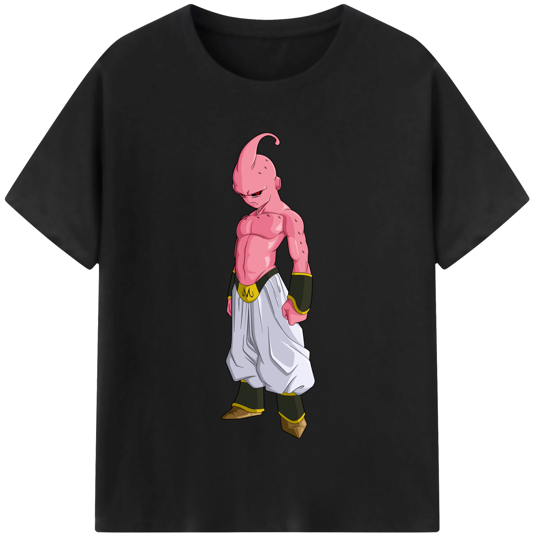 （画像用） ドラゴンボール 魔人ブウ DRAGON BALL Majin Buu レディースカジュアルプリントTシャツ（綿100％）