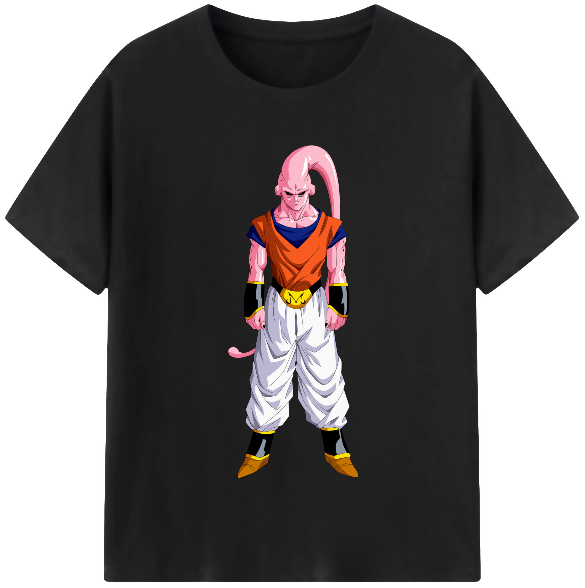 （画像用） ドラゴンボール 魔人ブウ DRAGON BALL Majin Buu レディースカジュアルプリントTシャツ（綿100％）