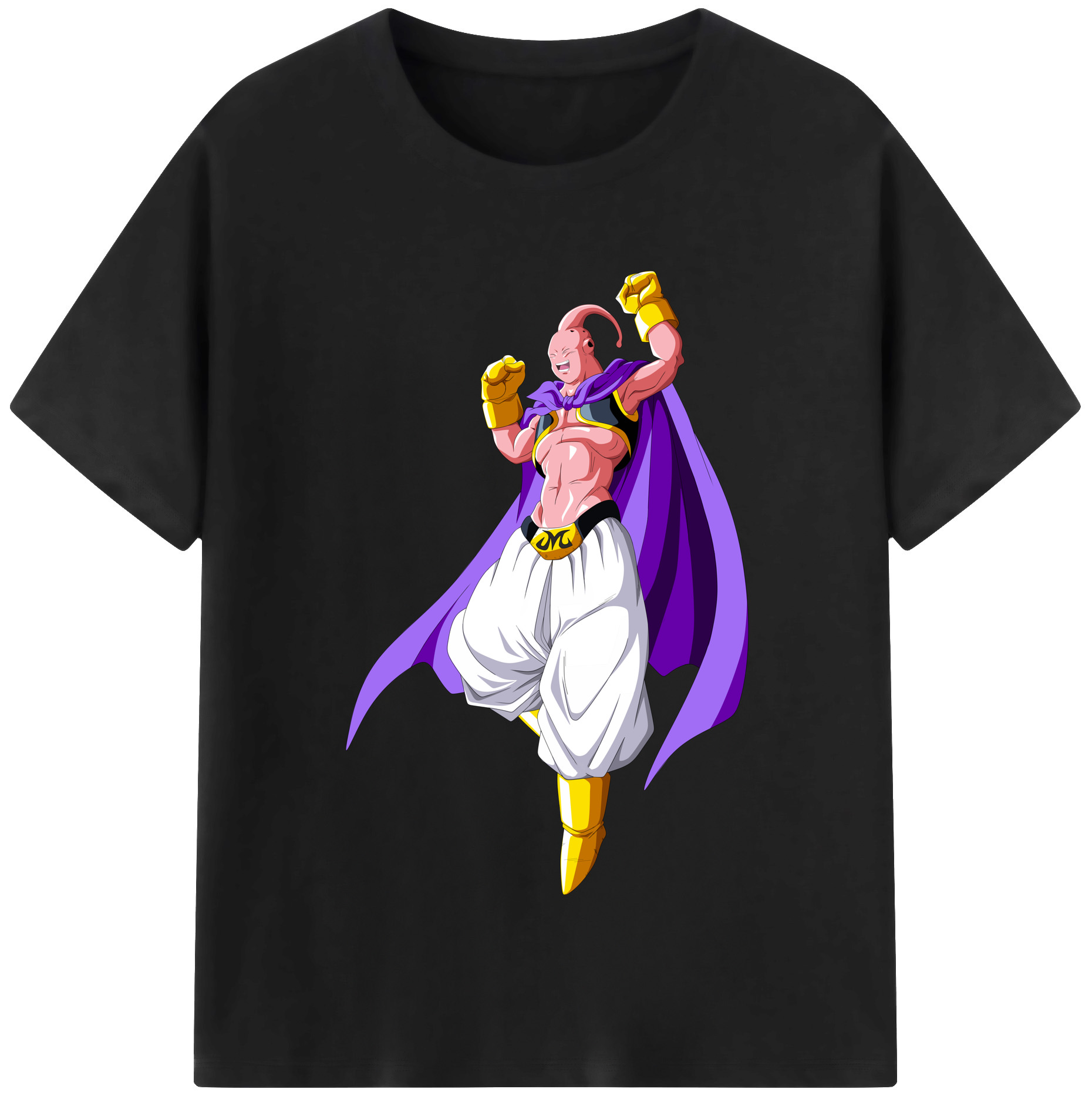 （画像用） ドラゴンボール 魔人ブウ DRAGON BALL Majin Buu レディースカジュアルプリントTシャツ（綿100％）