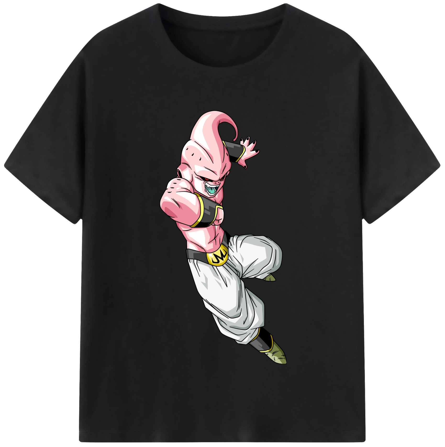 （画像用） ドラゴンボール 魔人ブウ DRAGON BALL Majin Buu レディースカジュアルプリントTシャツ（綿100％）