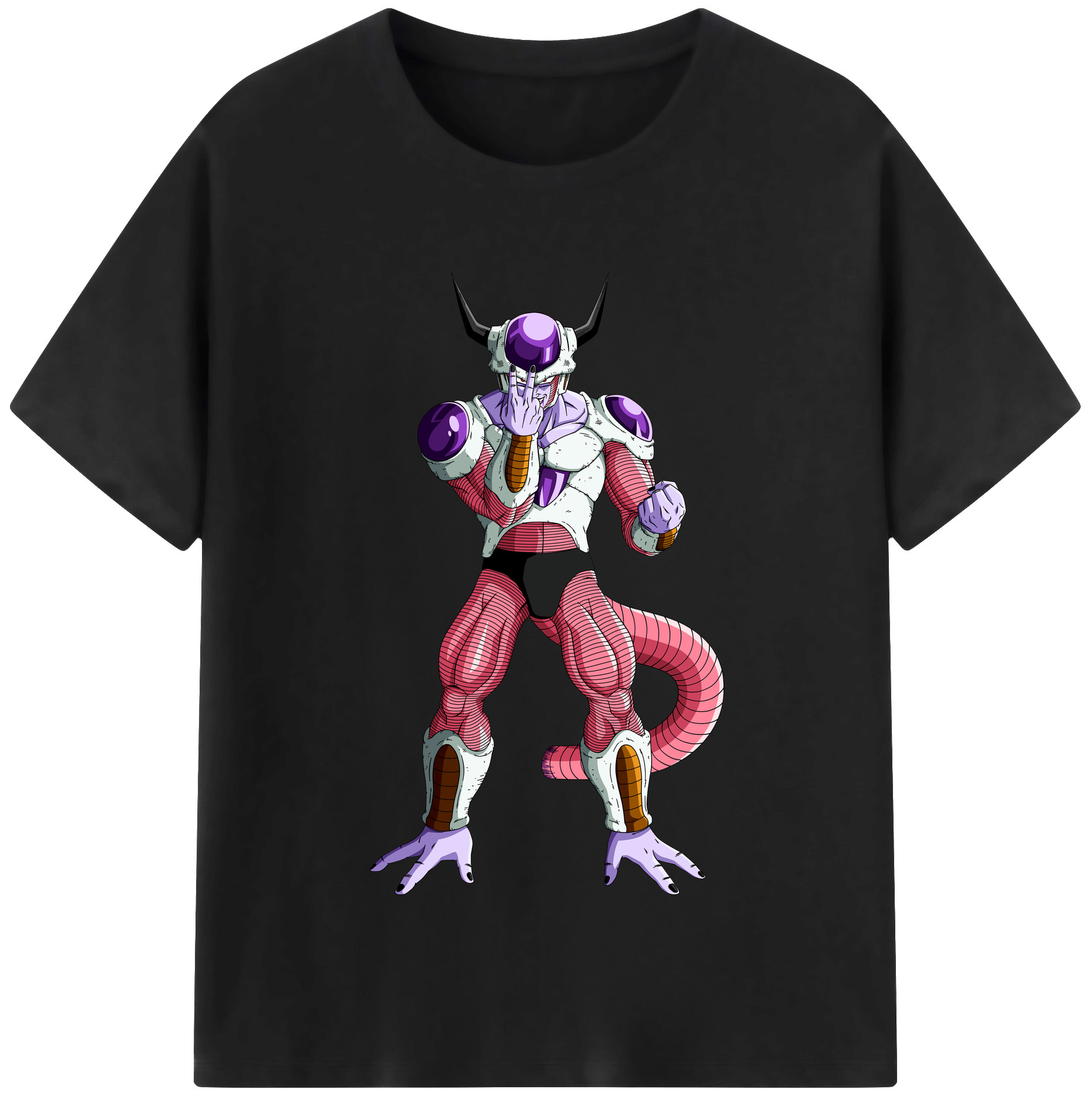 （画像用） ドラゴンボール フリーザ DRAGON BALL Frieza レディースカジュアルプリントTシャツ（綿100％）