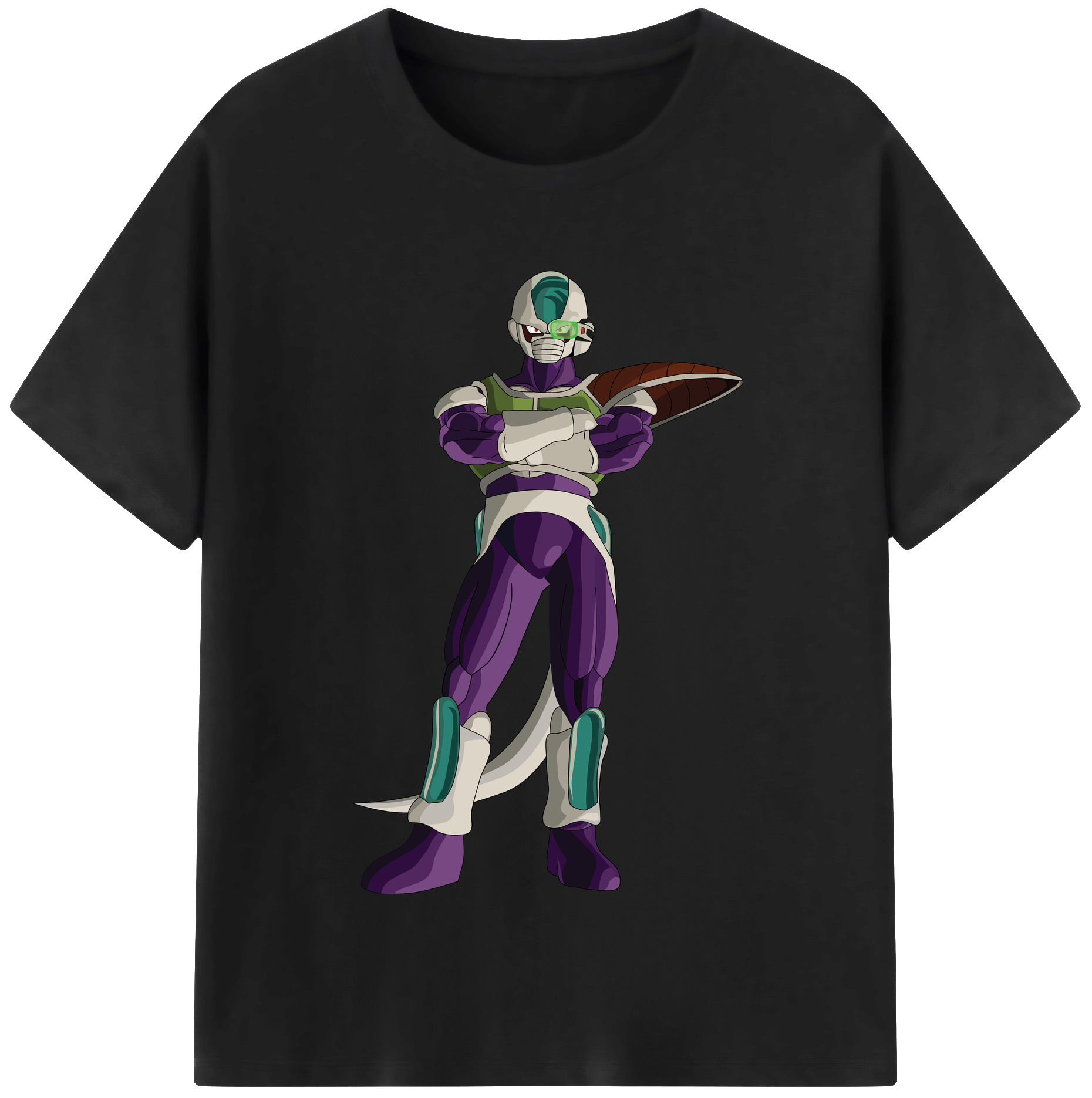 （画像用） ドラゴンボール フリーザ DRAGON BALL Frieza レディースカジュアルプリントTシャツ（綿100％）