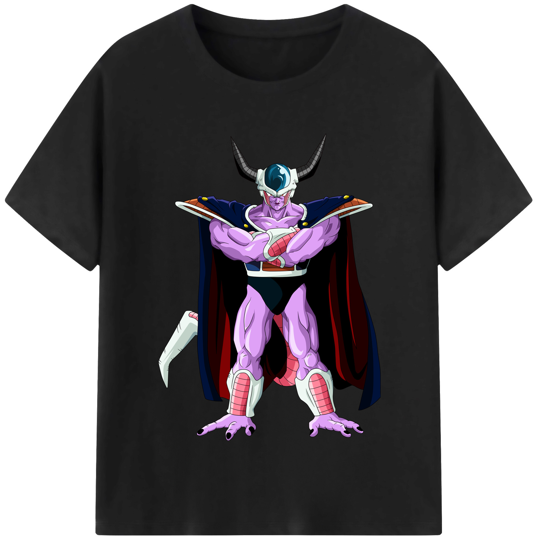 （画像用） ドラゴンボール コルド大王 DRAGON BALL King Cold レディースカジュアルプリントTシャツ（綿100％）