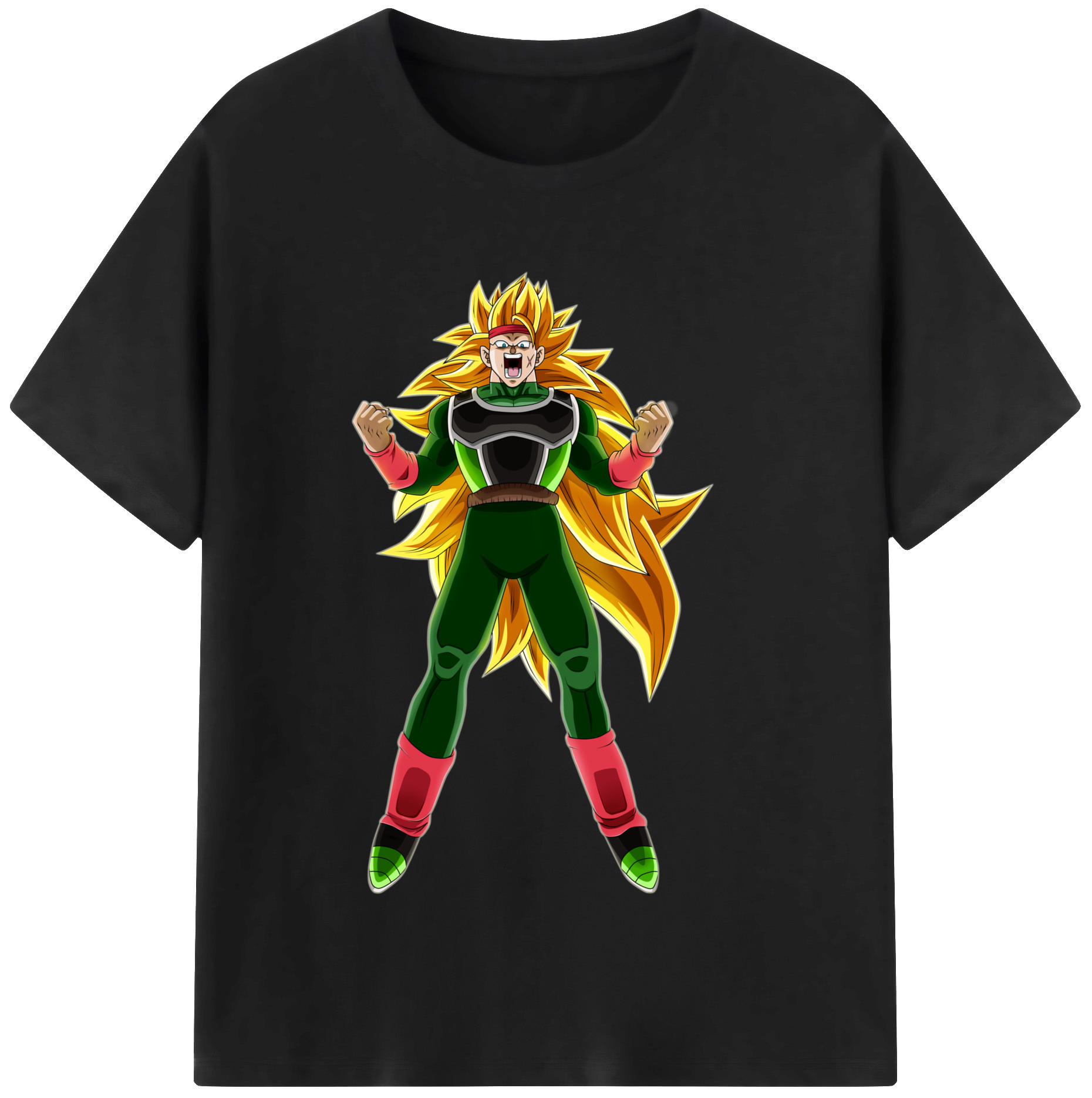 （画像用） ドラゴンボール ブロリー DRAGON BALL Broli レディースカジュアルプリントTシャツ（綿100％）