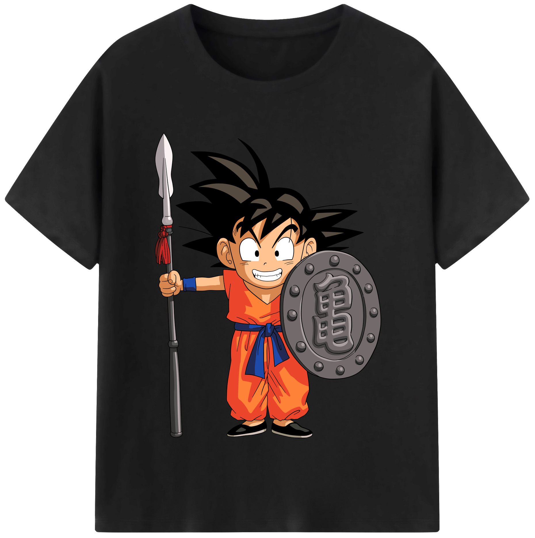 （画像用） ドラゴンボール 孫悟空（そん ごくう）Son Goku カカロット DRAGON BALL Kakarotto レディースカジュアルプリントTシャツ（綿100％）