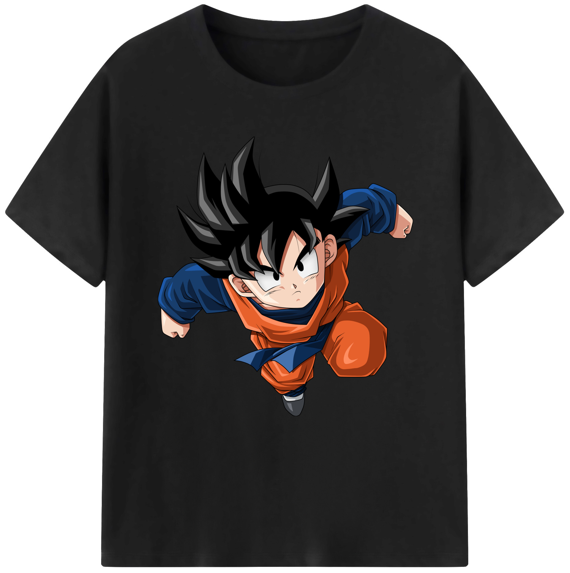 （画像用） ドラゴンボール 孫悟空（そん ごくう）Son Goku カカロット DRAGON BALL Kakarotto レディースカジュアルプリントTシャツ（綿100％）