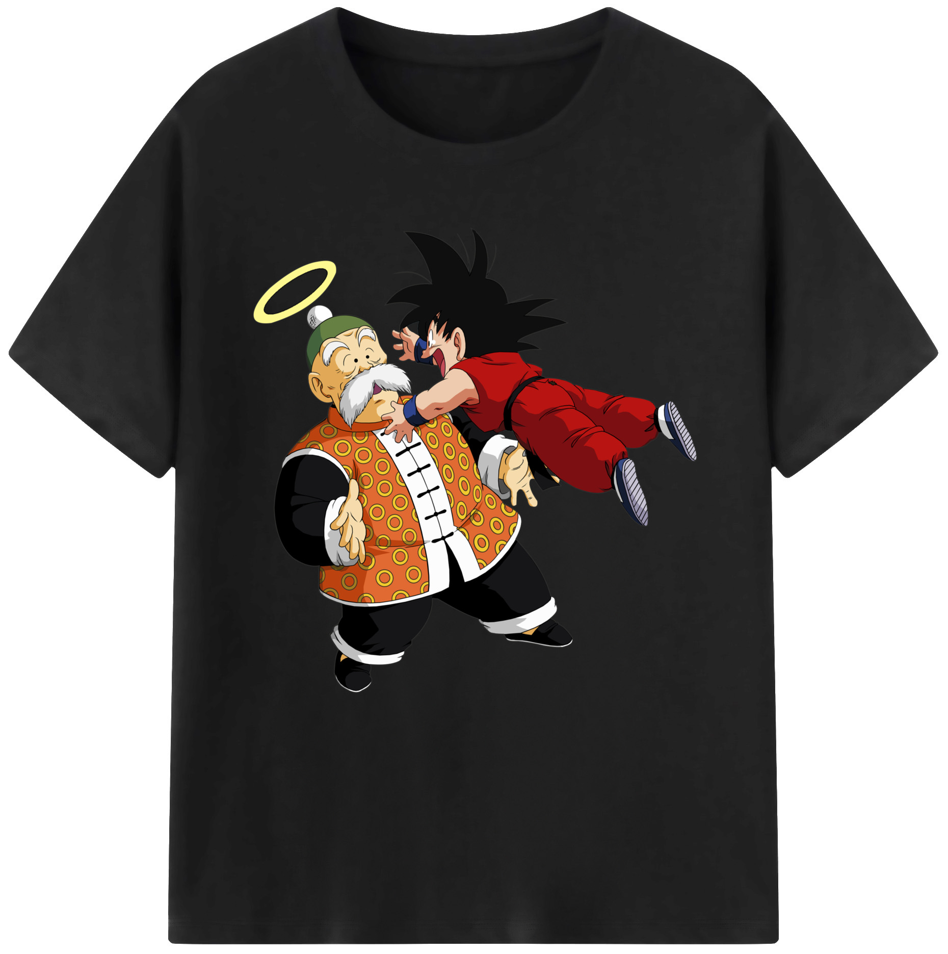 （画像用） ドラゴンボール 孫悟空（そん ごくう）Son Goku カカロット DRAGON BALL Kakarotto レディースカジュアルプリントTシャツ（綿100％）