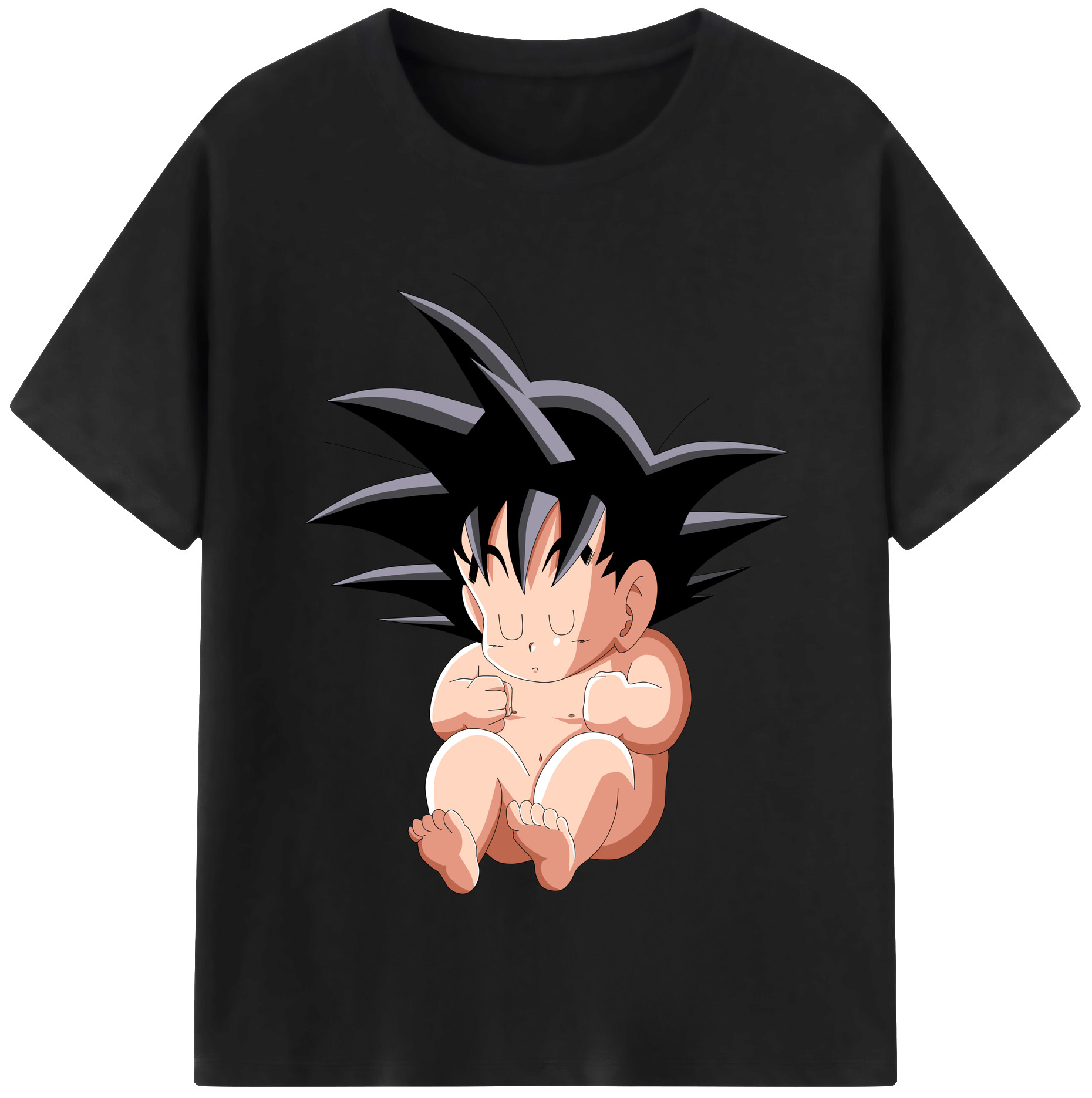 （画像用） ドラゴンボール 孫悟空（そん ごくう）Son Goku カカロット DRAGON BALL Kakarotto レディースカジュアルプリントTシャツ（綿100％）