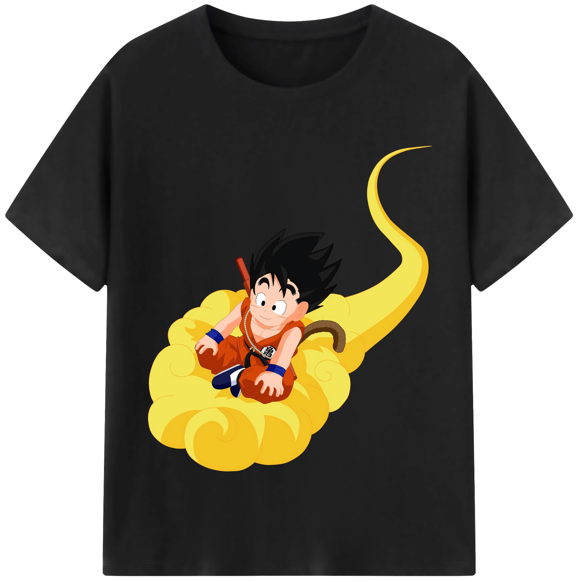 （画像用） ドラゴンボール 孫悟空（そん ごくう）Son Goku カカロット DRAGON BALL Kakarotto レディースカジュアルプリントTシャツ（綿100％）