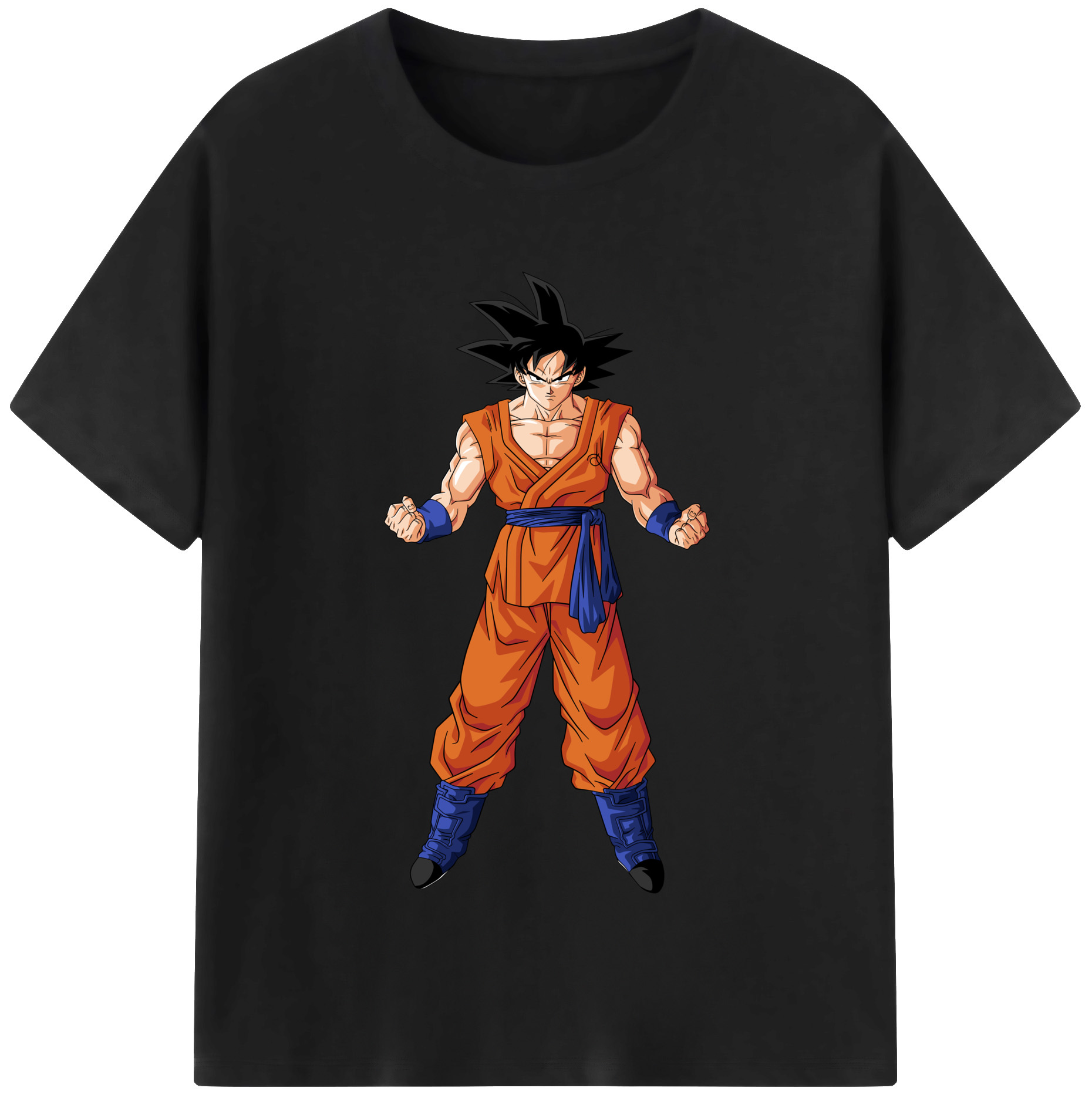 （画像用） ドラゴンボール 孫悟空（そん ごくう）Son Goku カカロット DRAGON BALL Kakarotto レディースカジュアルプリントTシャツ（綿100％）