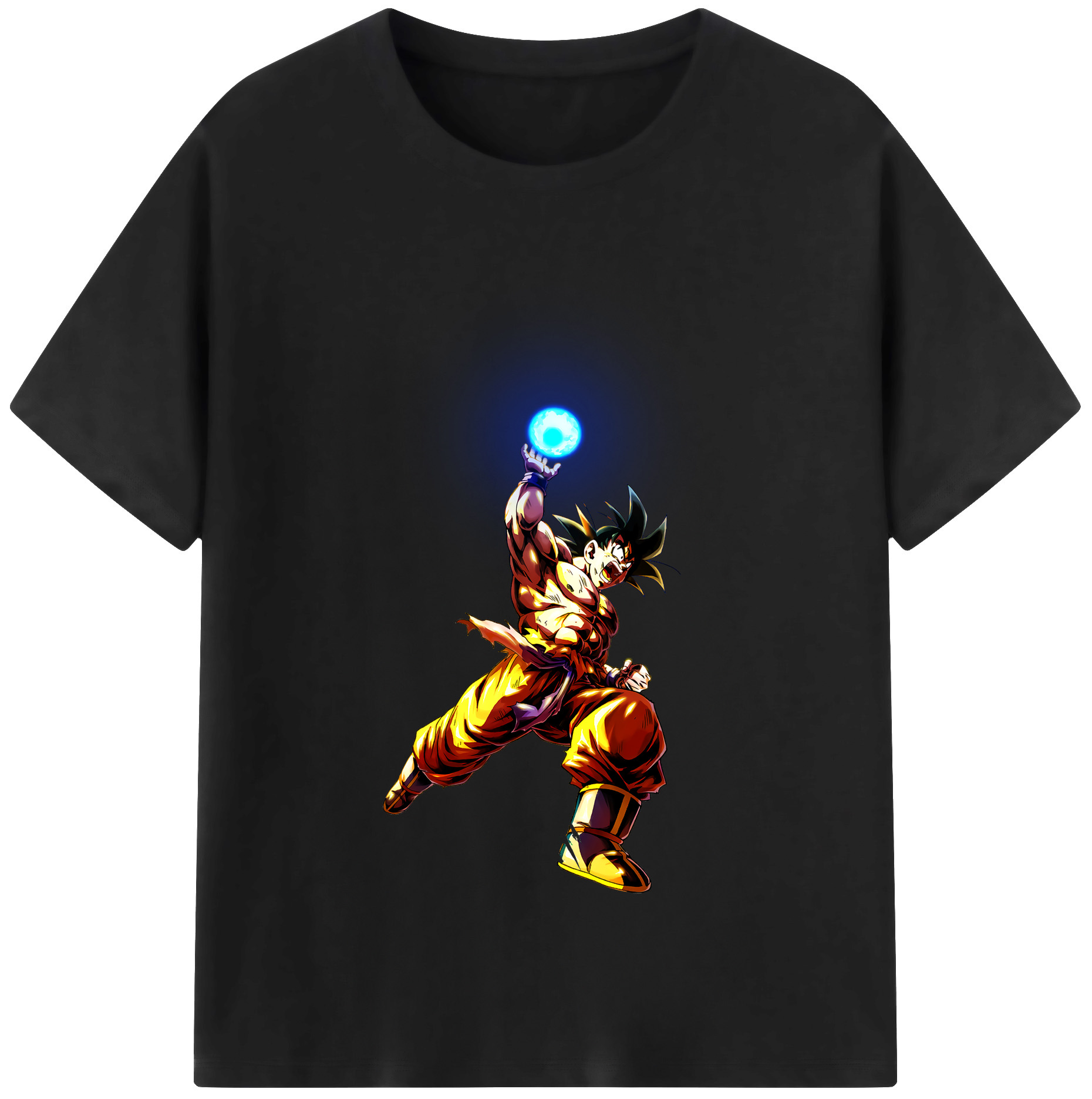 （画像用） ドラゴンボール 孫悟空（そん ごくう）Son Goku カカロット DRAGON BALL Kakarotto レディースカジュアルプリントTシャツ（綿100％）