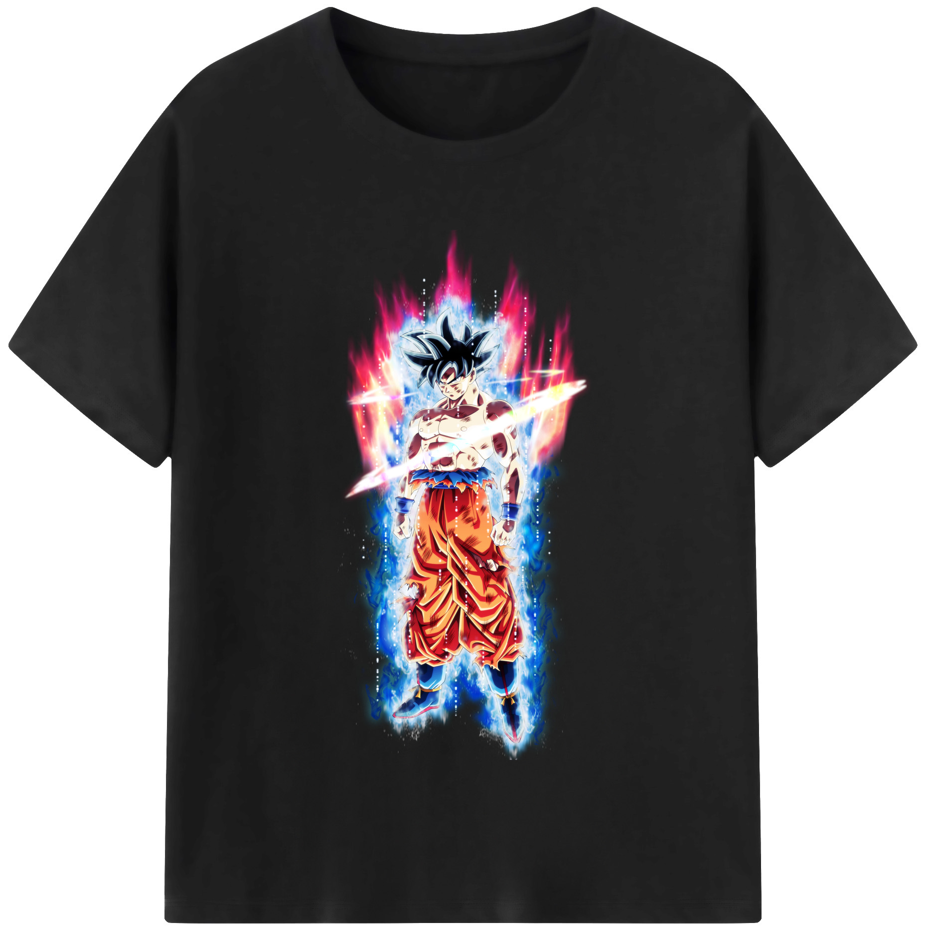 （画像用） ドラゴンボール 孫悟空（そん ごくう）Son Goku カカロット DRAGON BALL Kakarotto レディースカジュアルプリントTシャツ（綿100％）