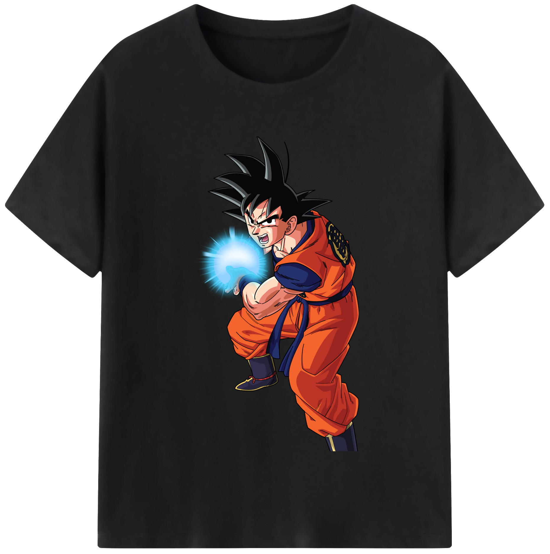 （画像用） ドラゴンボール 孫悟空（そん ごくう）Son Goku カカロット DRAGON BALL Kakarotto レディースカジュアルプリントTシャツ（綿100％）