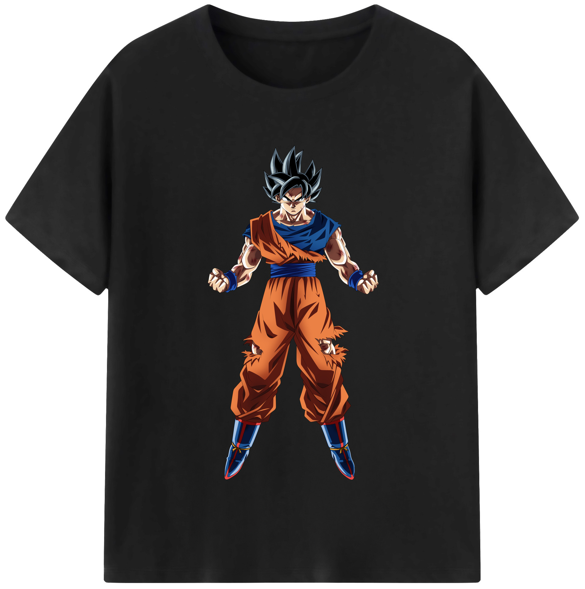 （画像用） ドラゴンボール 孫悟空（そん ごくう）Son Goku カカロット DRAGON BALL Kakarotto レディースカジュアルプリントTシャツ（綿100％）