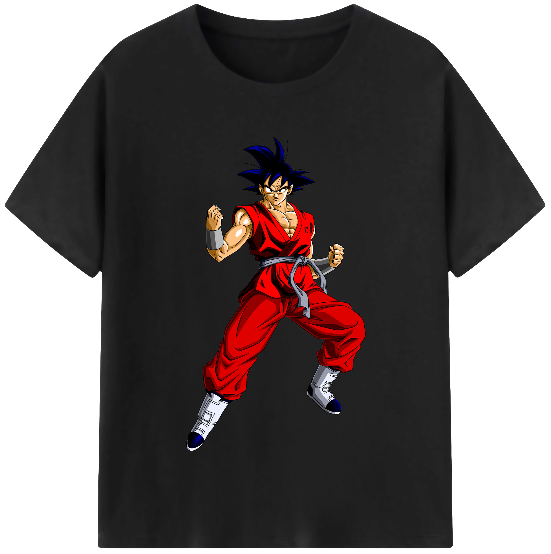 （画像用） ドラゴンボール 孫悟空（そん ごくう）Son Goku カカロット DRAGON BALL Kakarotto レディースカジュアルプリントTシャツ（綿100％）