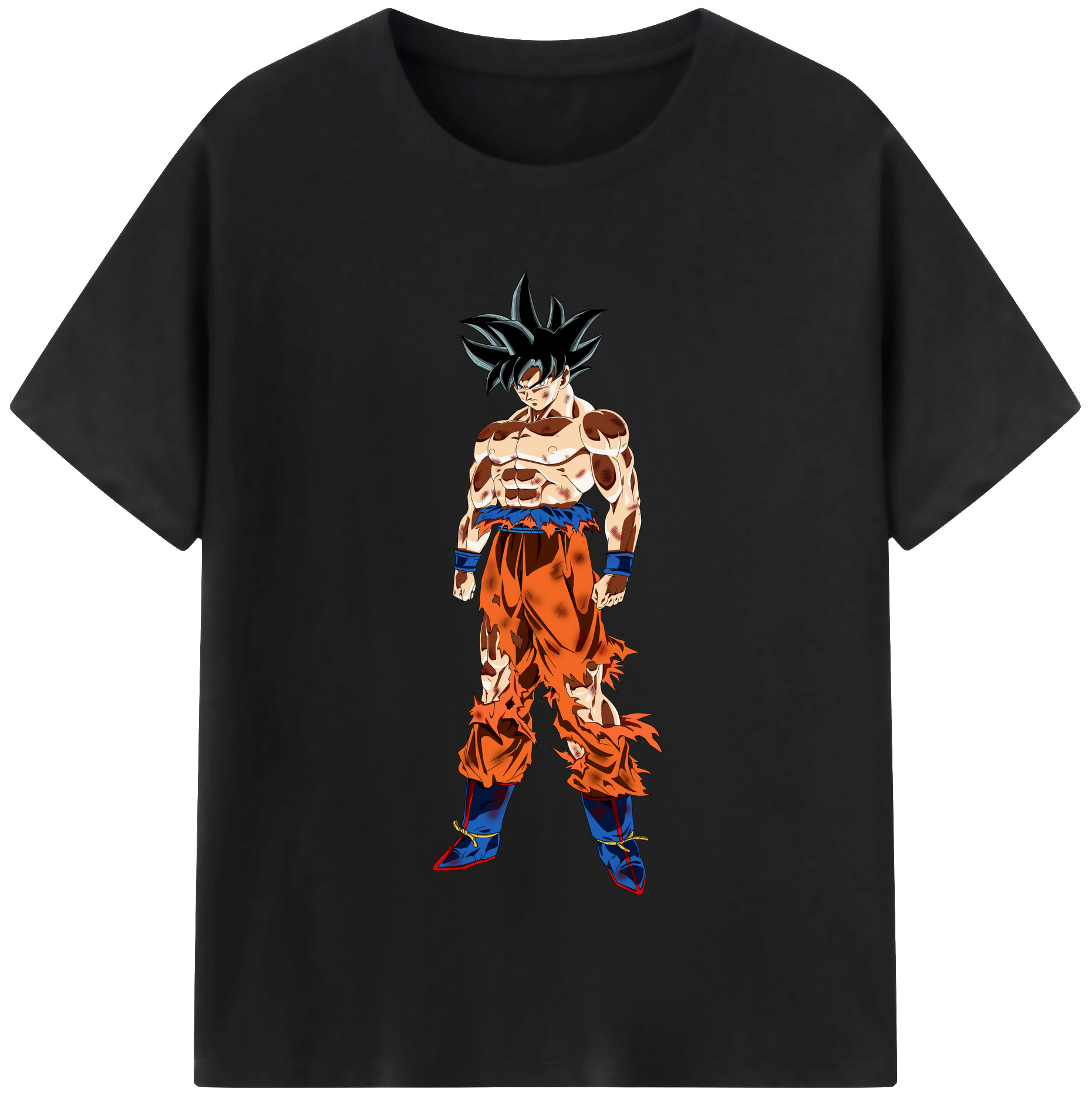 （画像用） ドラゴンボール 孫悟空（そん ごくう）Son Goku カカロット DRAGON BALL Kakarotto レディースカジュアルプリントTシャツ（綿100％）