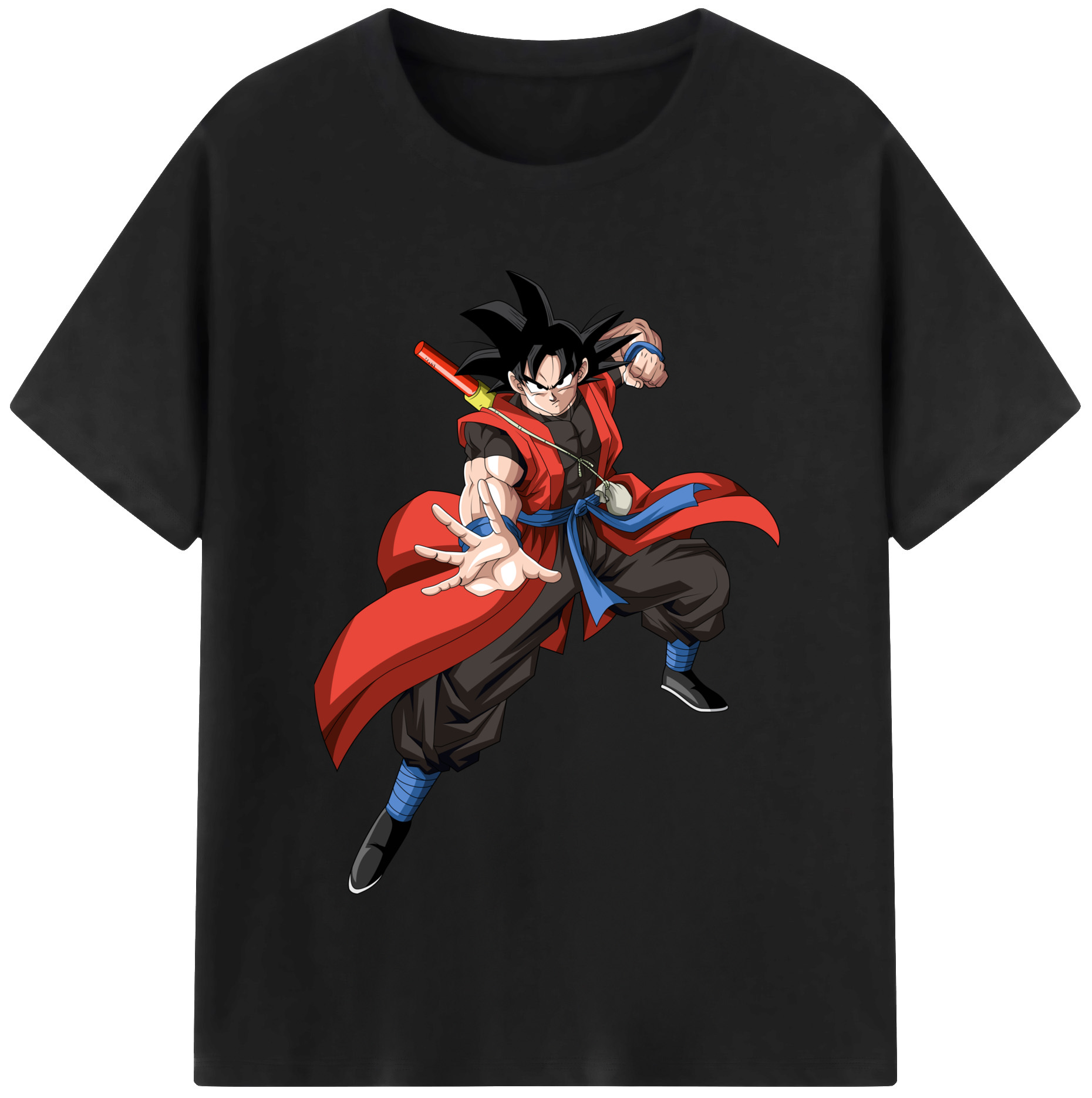 （画像用） ドラゴンボール 孫悟空（そん ごくう）Son Goku カカロット DRAGON BALL Kakarotto レディースカジュアルプリントTシャツ（綿100％）