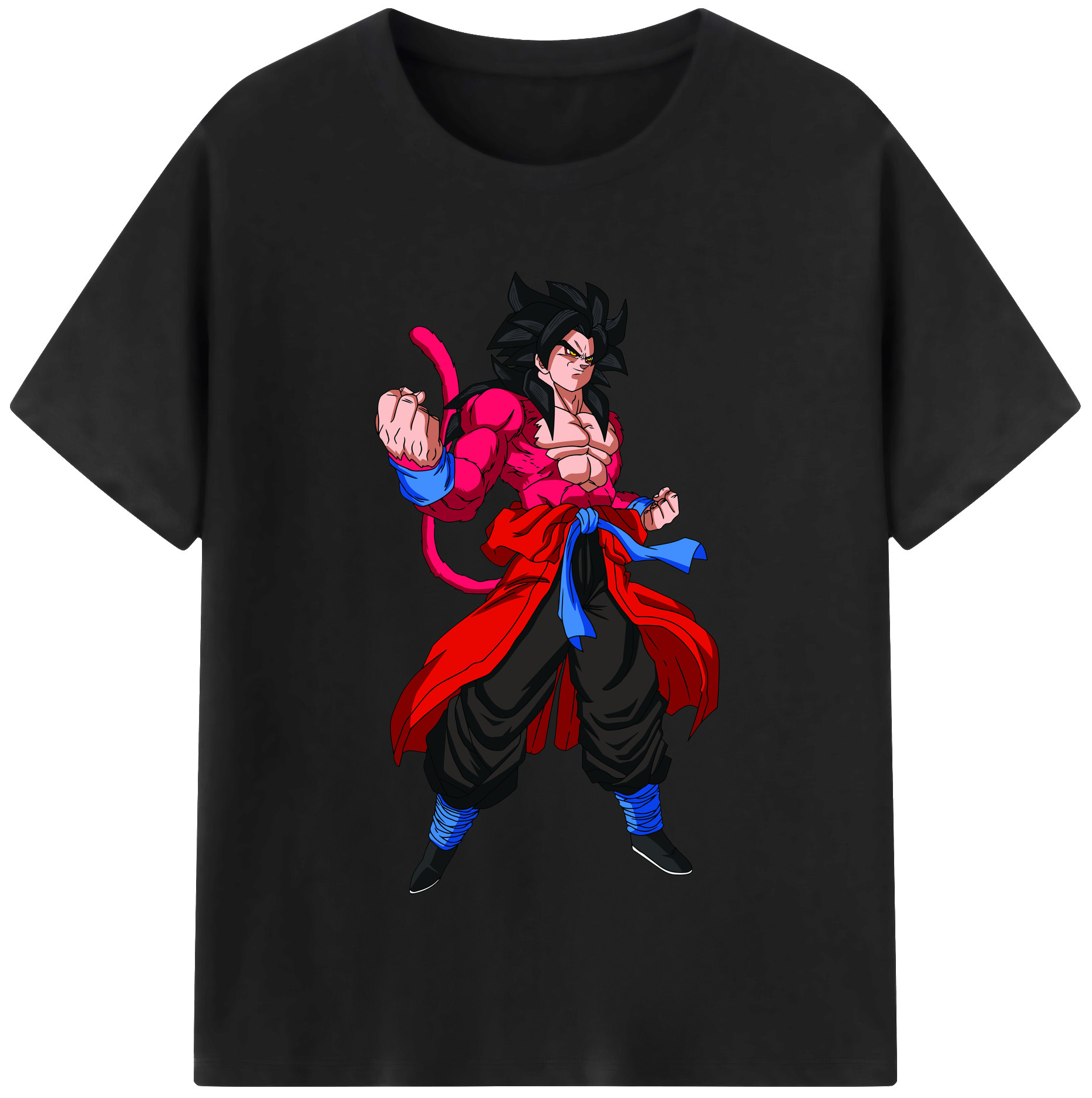 （画像用） ドラゴンボール 孫悟空（そん ごくう）Son Goku カカロット DRAGON BALL Kakarotto レディースカジュアルプリントTシャツ（綿100％）