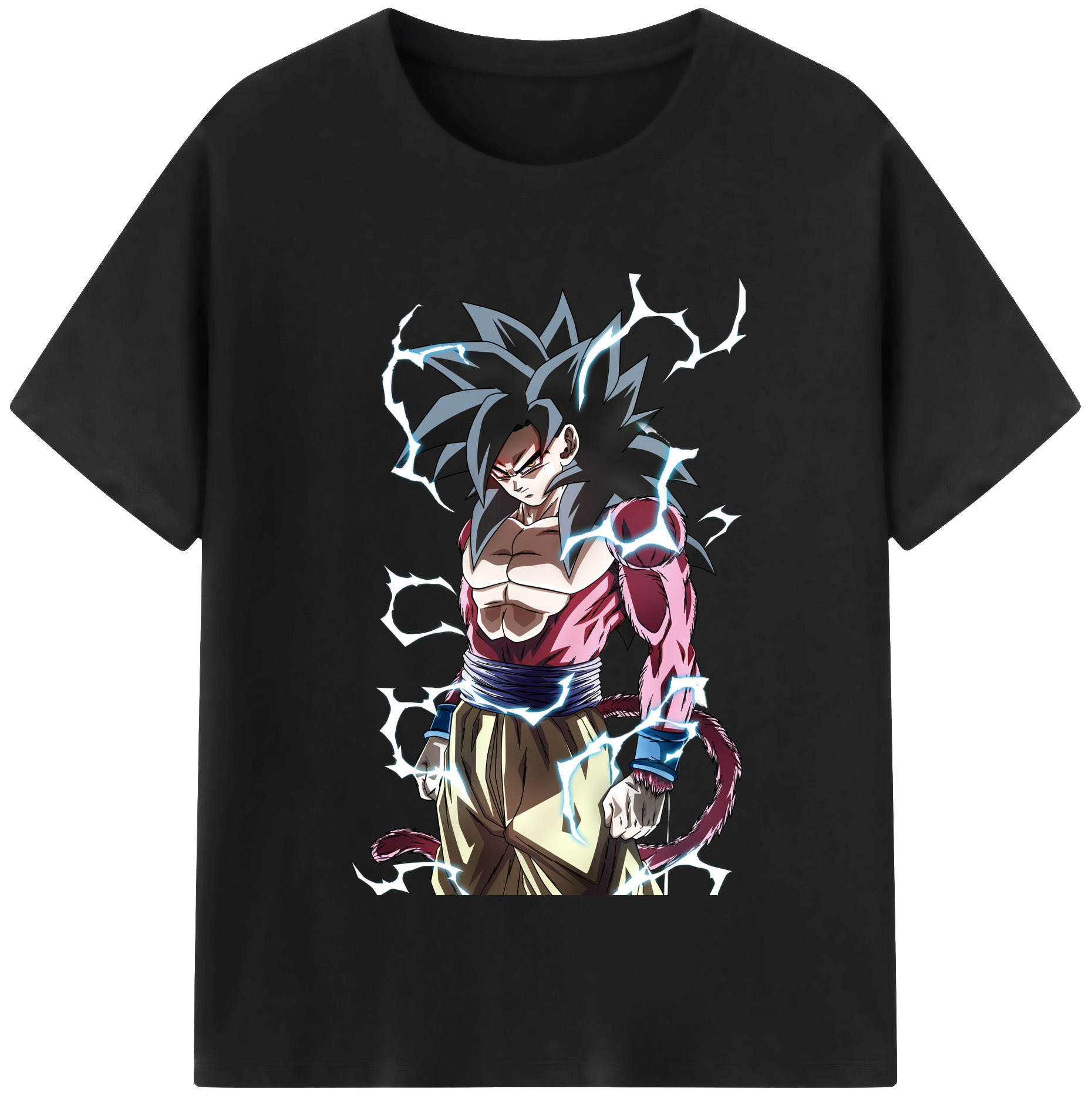 （画像用） ドラゴンボール 孫悟空（そん ごくう）Son Goku カカロット DRAGON BALL Kakarotto レディースカジュアルプリントTシャツ（綿100％）