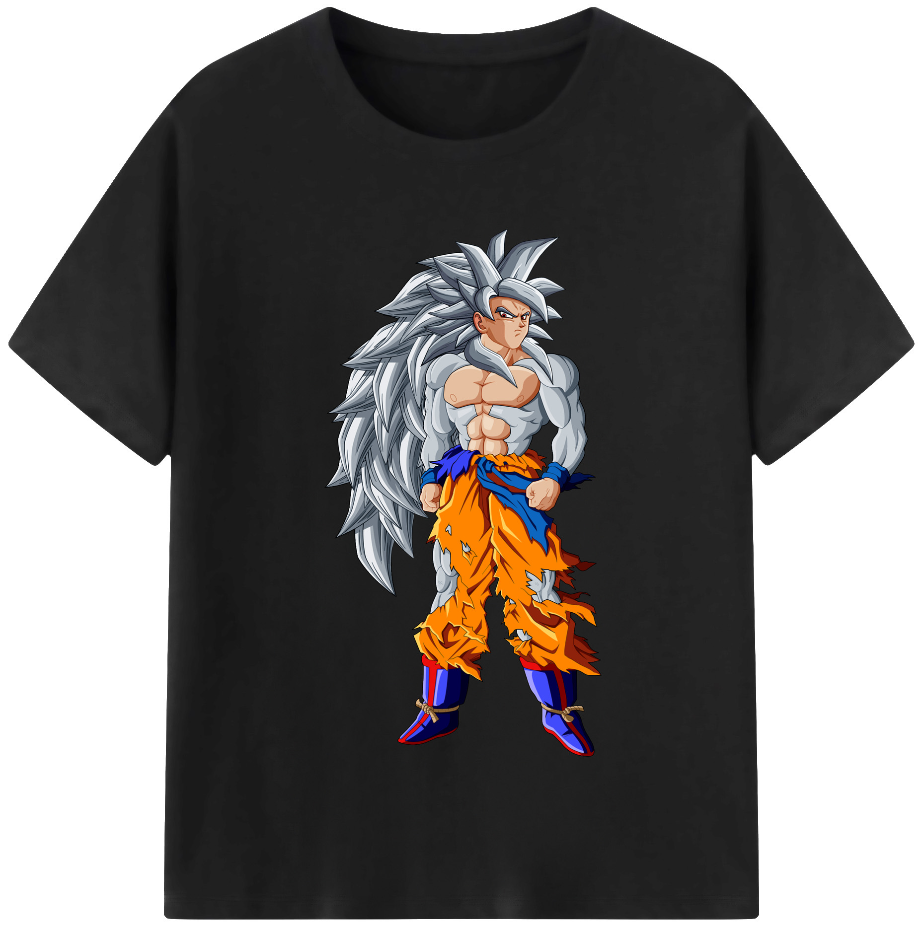 （画像用） ドラゴンボール 孫悟空（そん ごくう）Son Goku カカロット DRAGON BALL Kakarotto レディースカジュアルプリントTシャツ（綿100％）