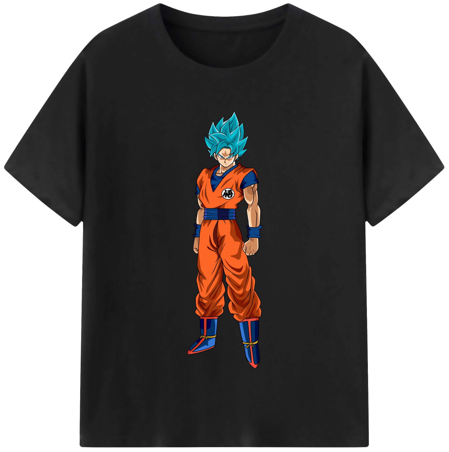 （画像用） ドラゴンボール 孫悟空（そん ごくう）Son Goku カカロット DRAGON BALL Kakarotto レディースカジュアルプリントTシャツ（綿100％）