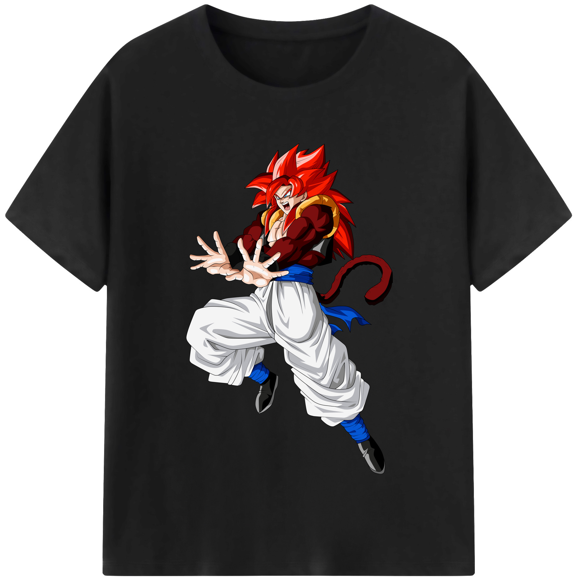 （画像用） ドラゴンボール 孫悟空（そん ごくう）Son Goku カカロット DRAGON BALL Kakarotto レディースカジュアルプリントTシャツ（綿100％）