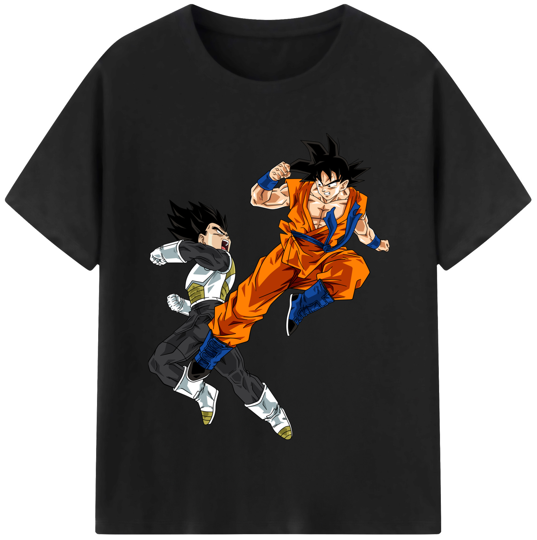 （画像用） ドラゴンボール 孫悟空（そん ごくう）Son Goku カカロット DRAGON BALL Kakarotto レディースカジュアルプリントTシャツ（綿100％）